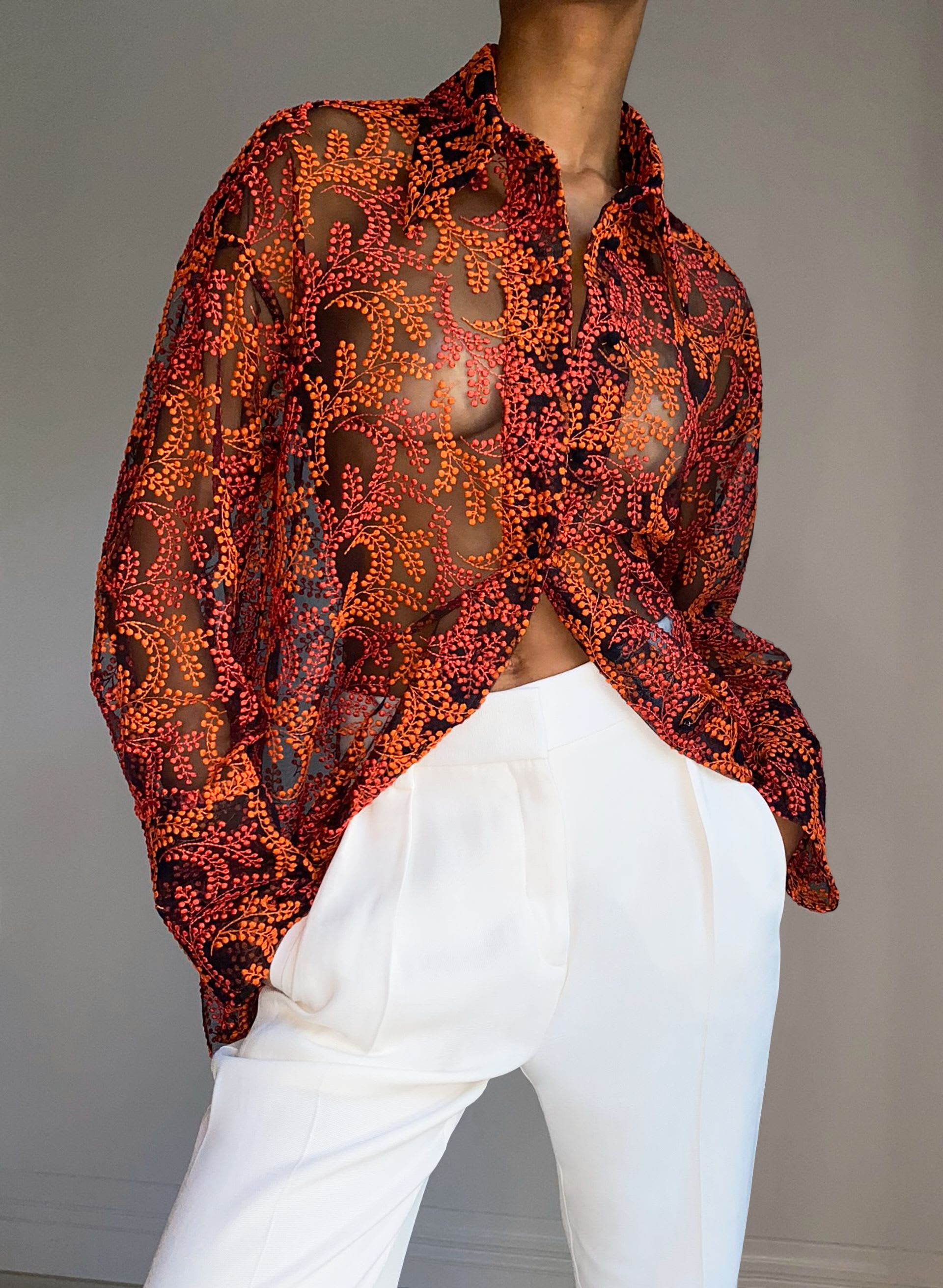 STATEMENT BUTTON-UP | Aritzia