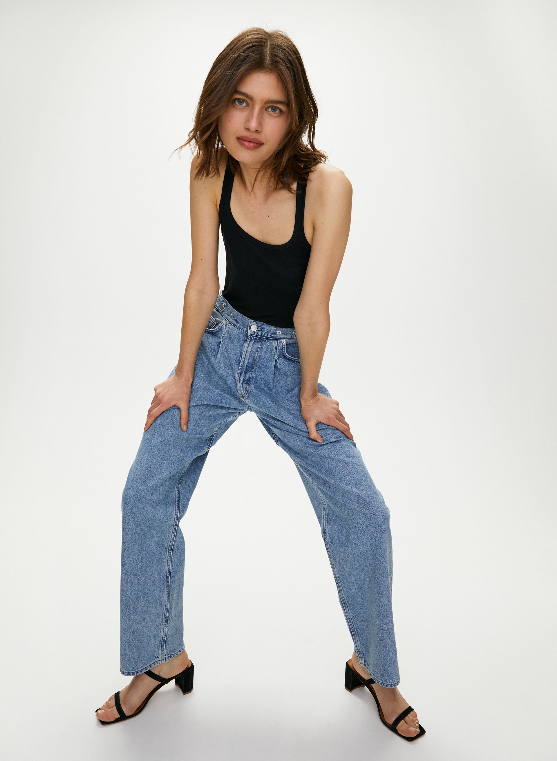 BAGGY W/ TAB JEAN | Aritzia