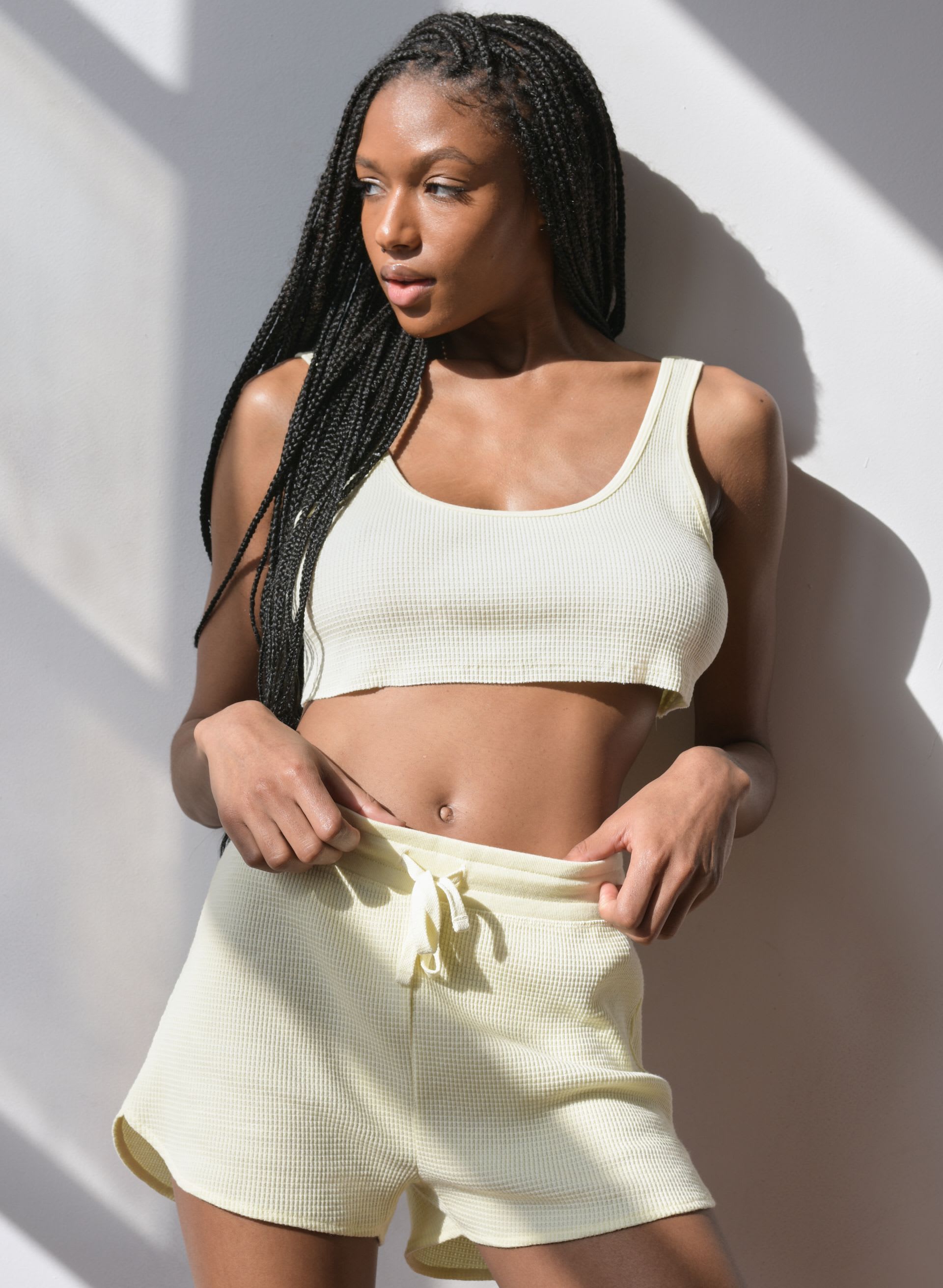 Melrose Waffle Short | Aritzia INTL