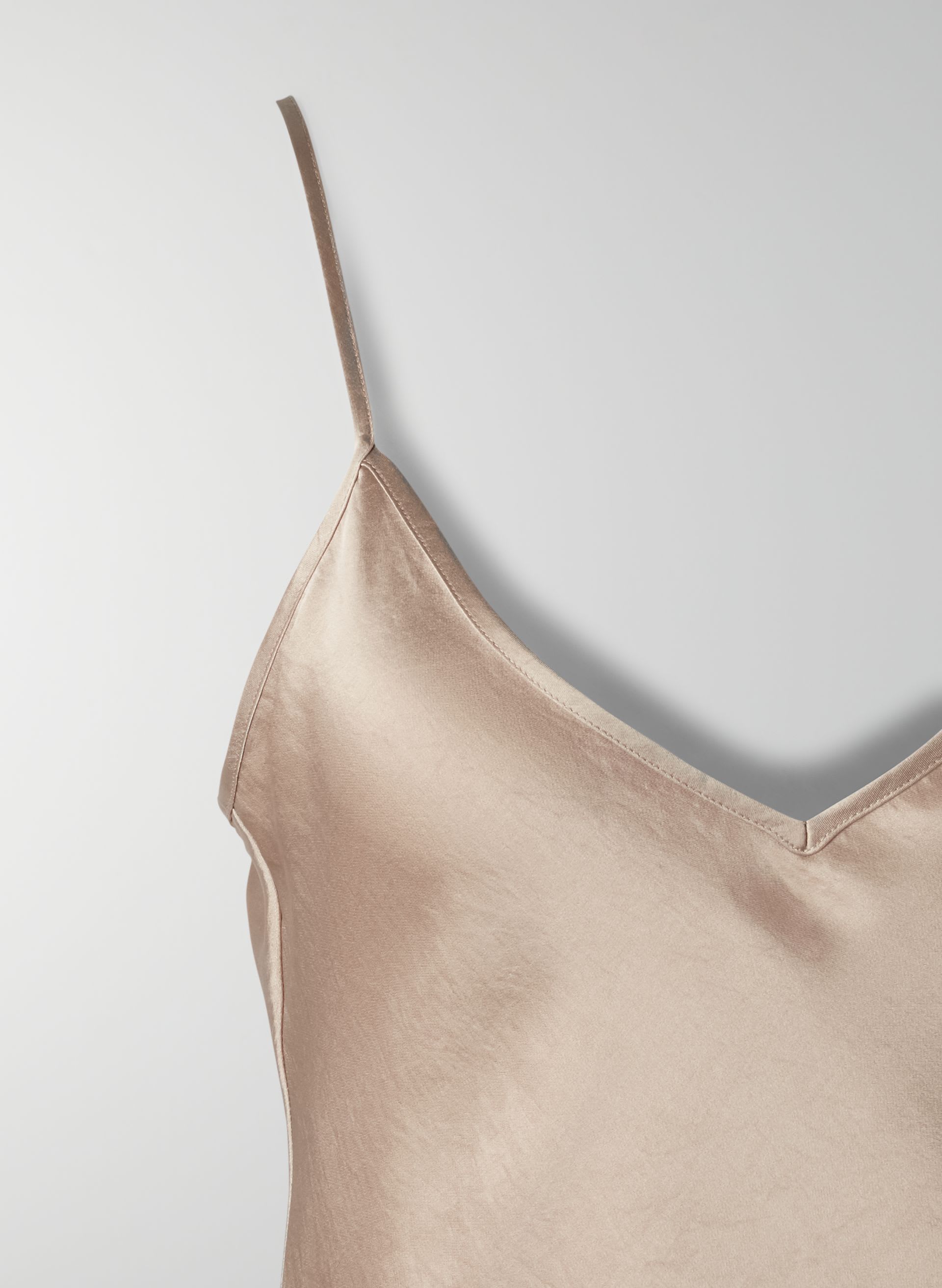 ONLY SLIP SATIN MIDI DRESS | Aritzia