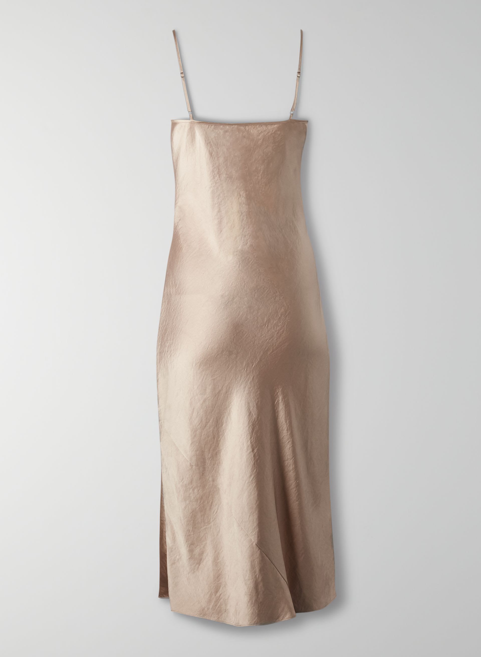 ONLY SLIP SATIN MIDI DRESS | Aritzia