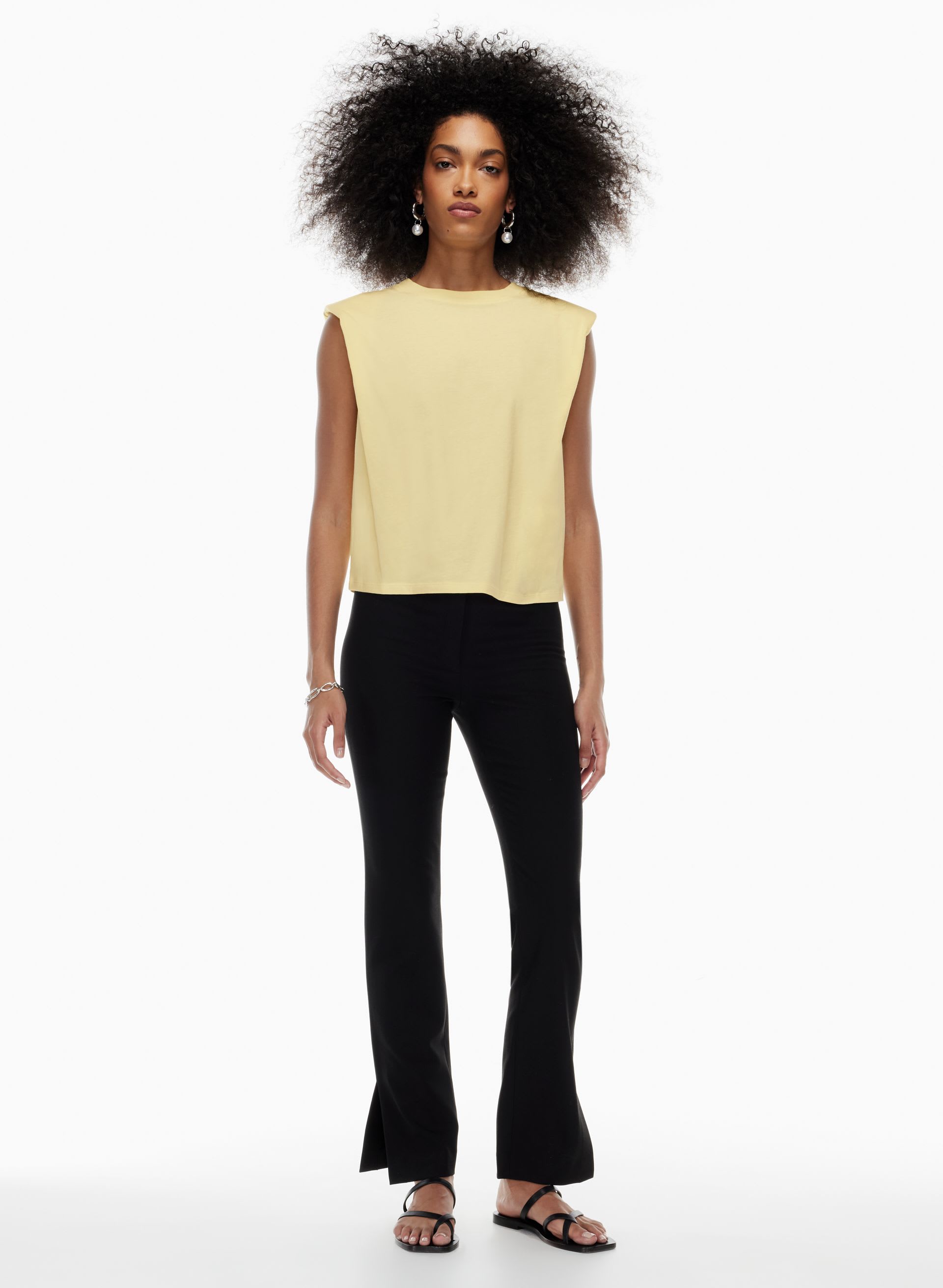 SHOULDER PAD TANK | Aritzia