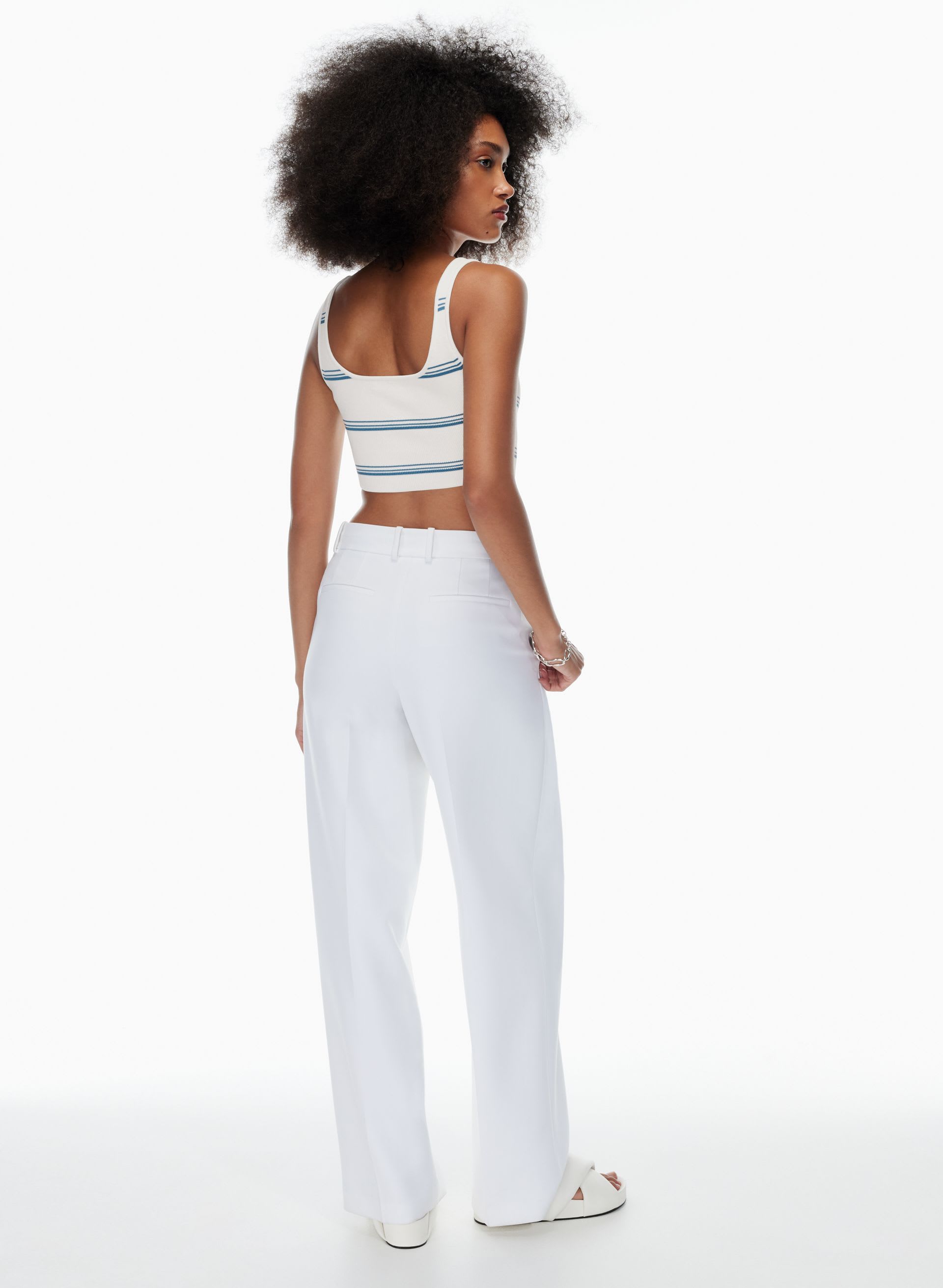 SQUARENECK CROPPED TANK | Aritzia