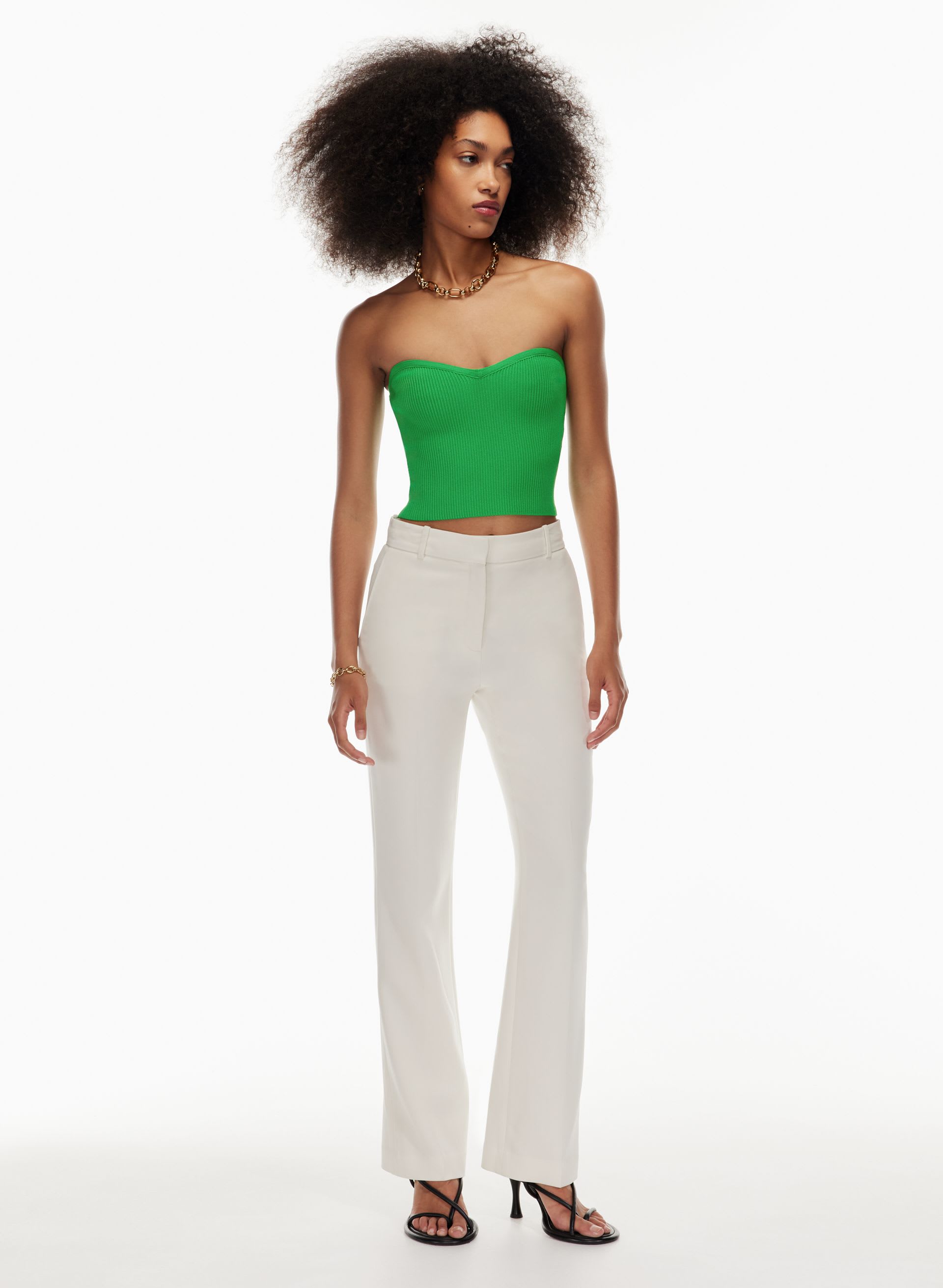 SCULPT KNIT SWEETHEART TUBE TOP | Aritzia