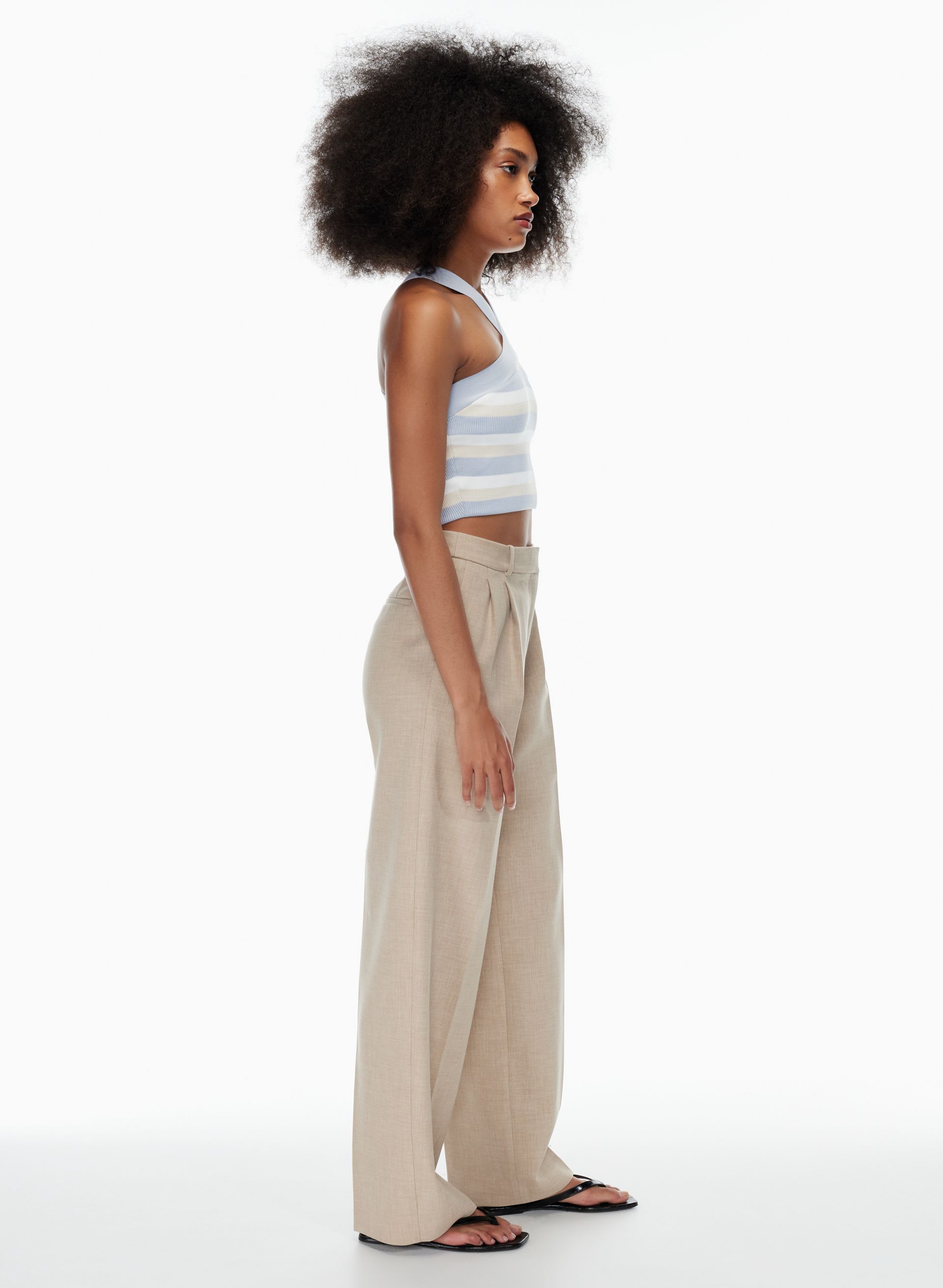 Sculpt Knit Criss Cross Cropped Tank | Aritzia CA