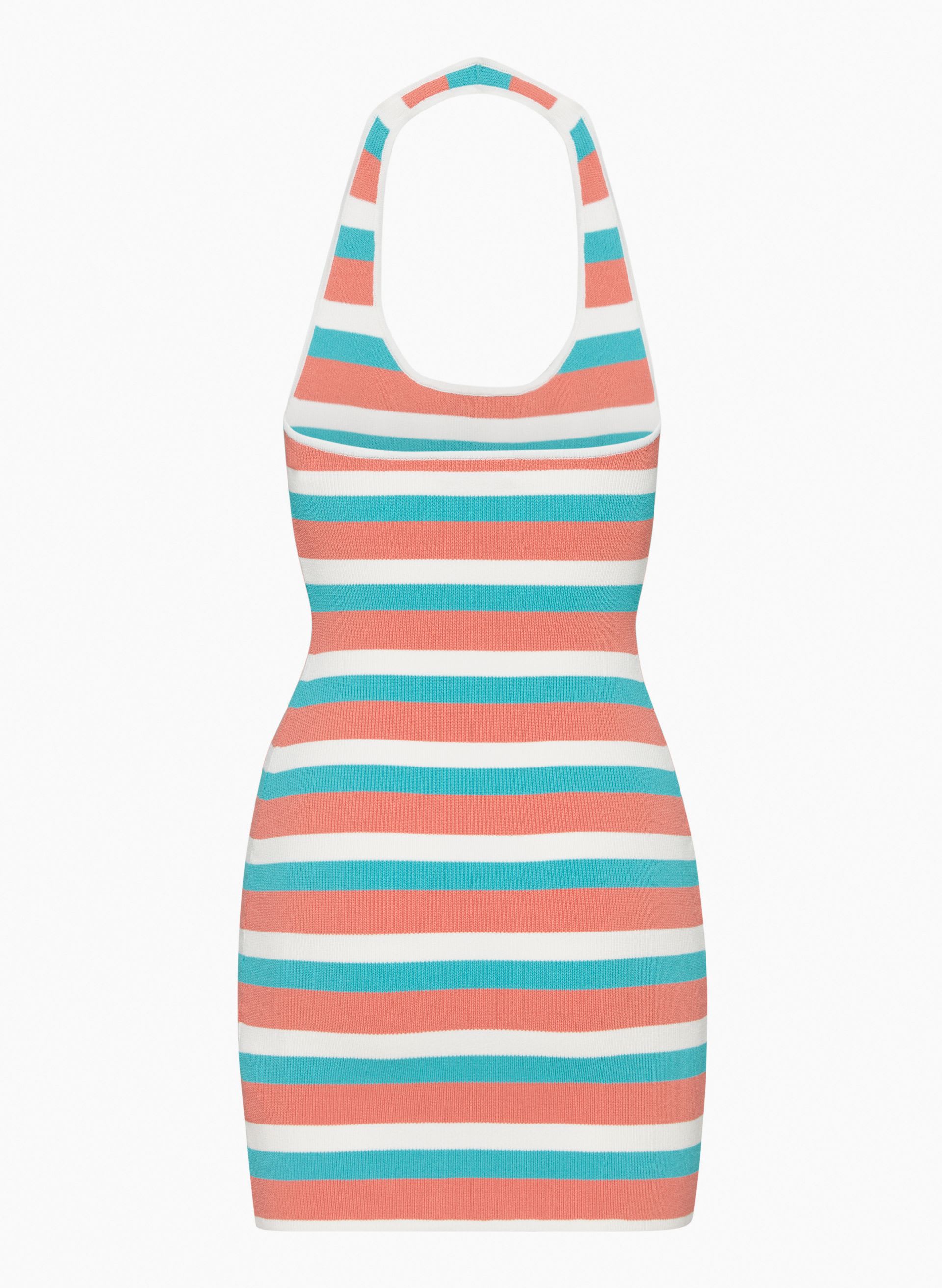 aritzia backless dress Halter side slit and open