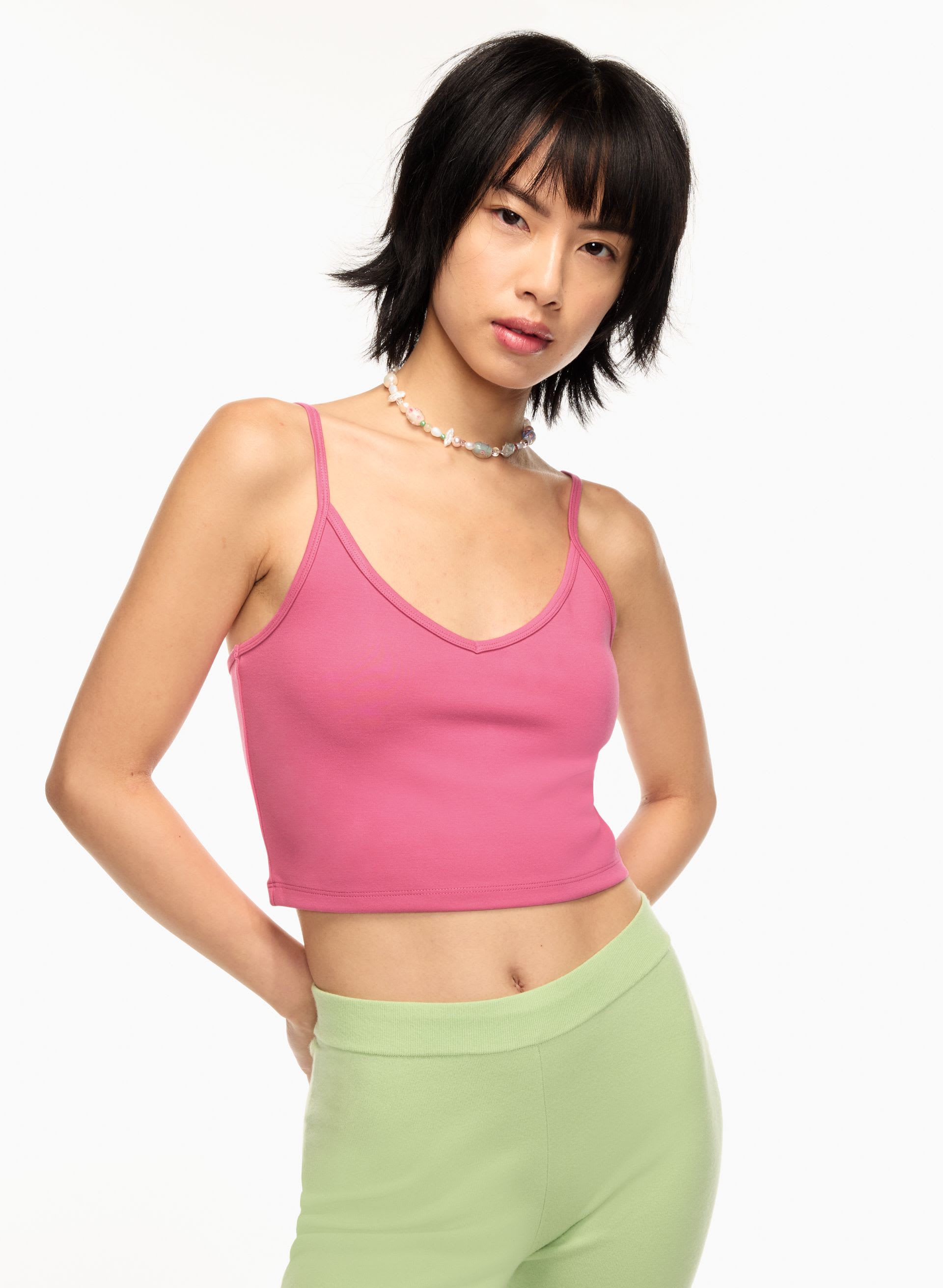 SPAGHETTI STRAP TANK | Aritzia