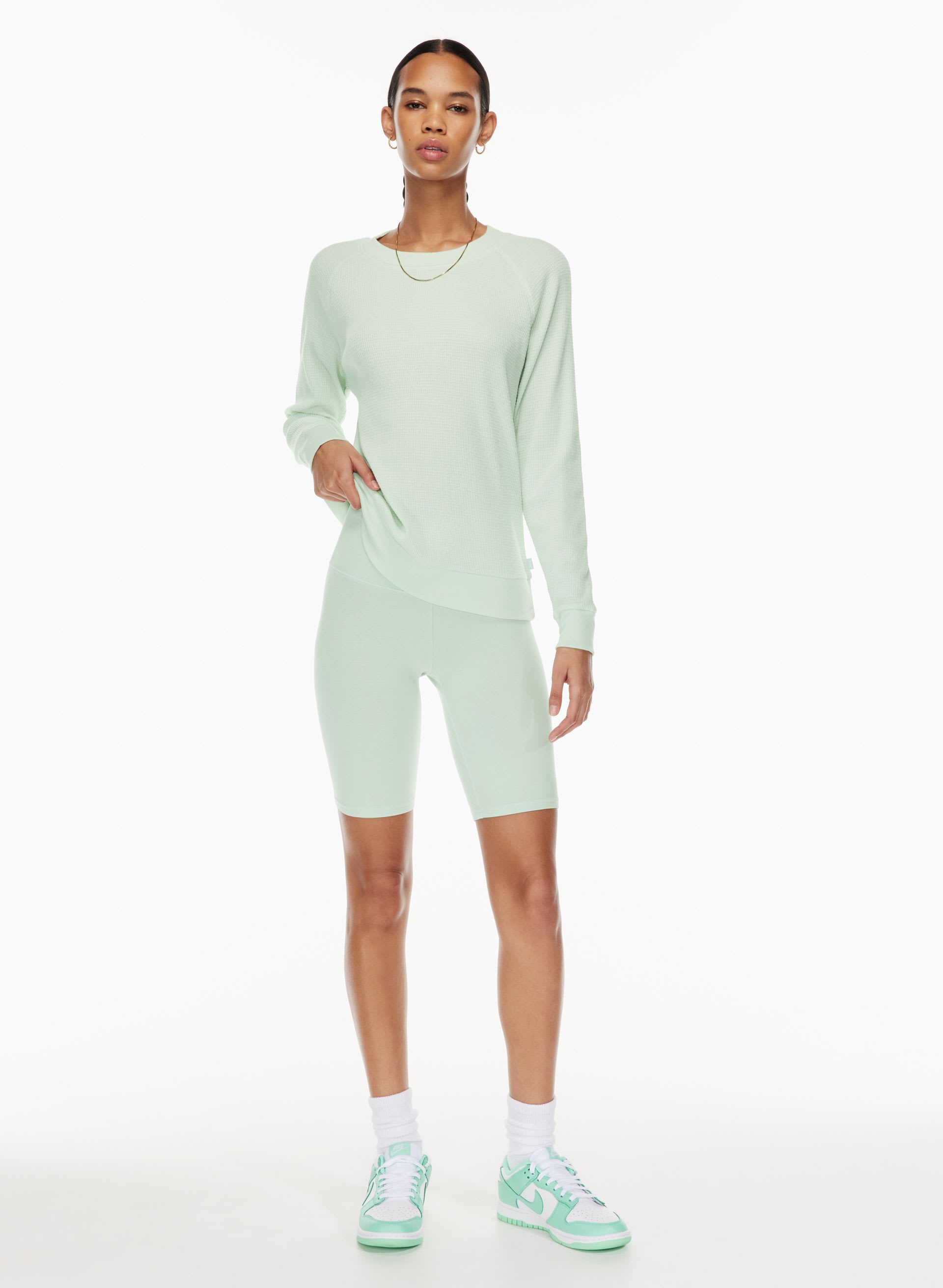 WAFFLE RAGLAN LONGSLEEVE | Aritzia