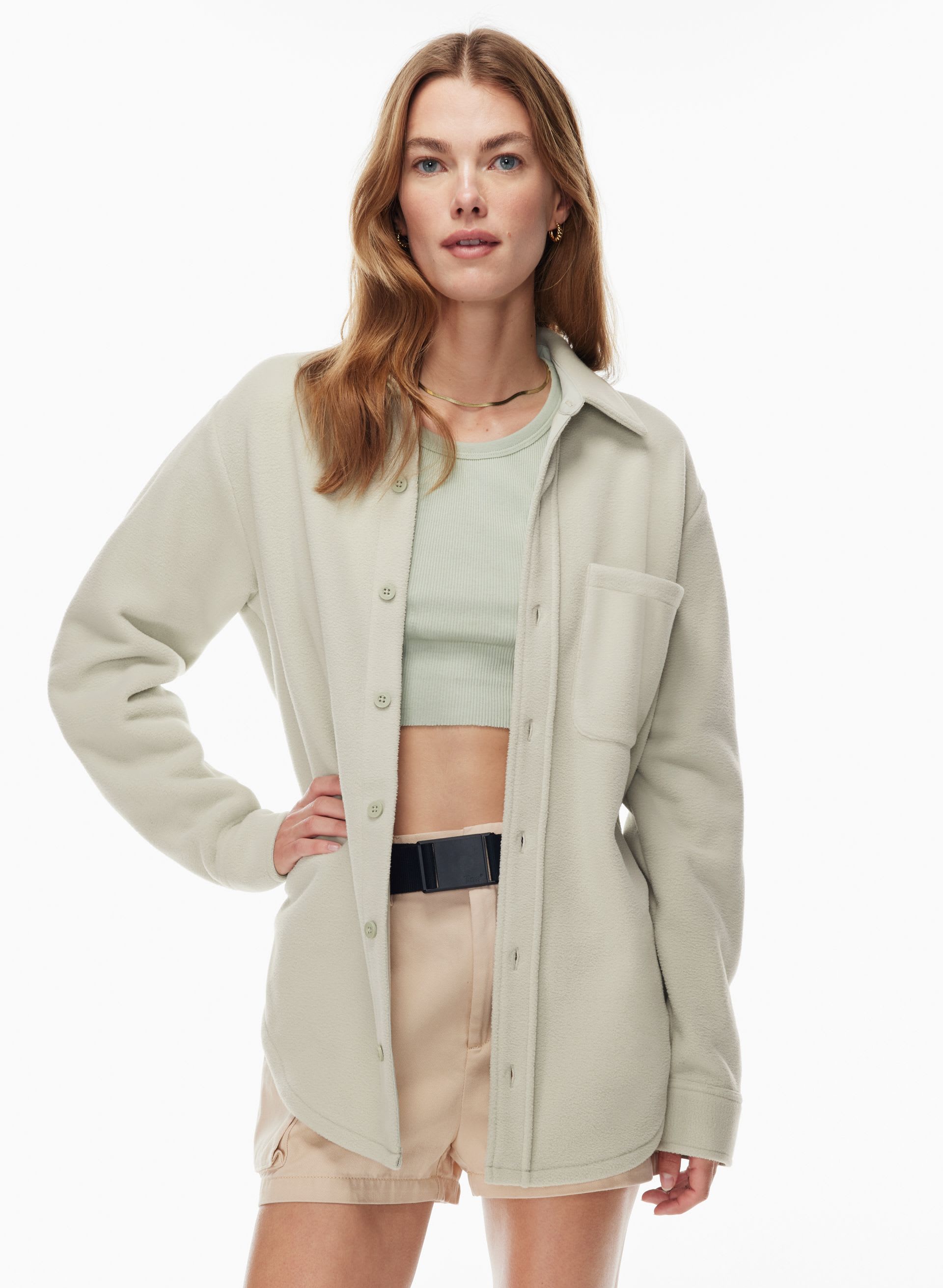 Polar Shirt Jacket | Aritzia US
