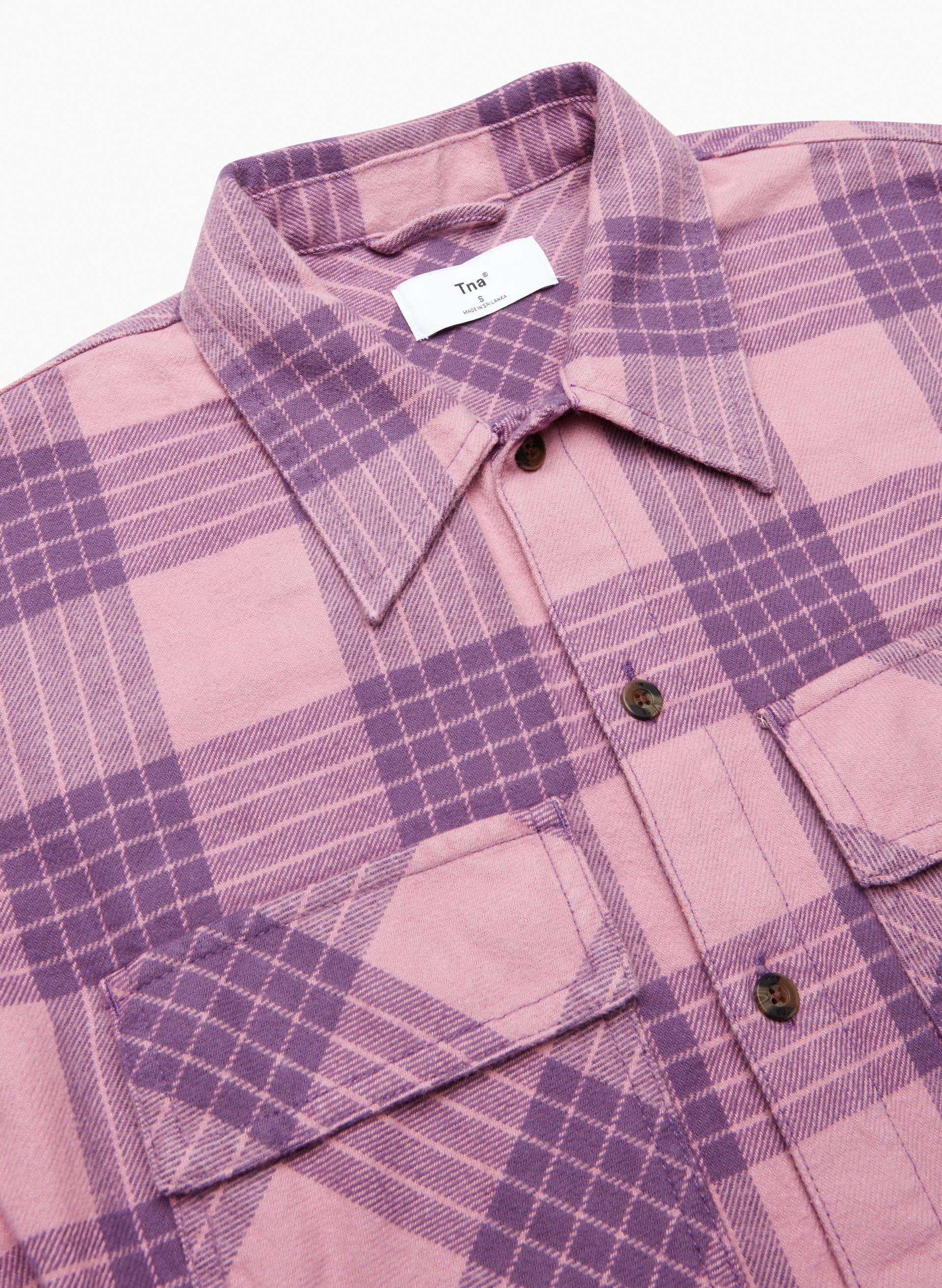 PLAID OVERSIZED BUTTON-UP | Aritzia