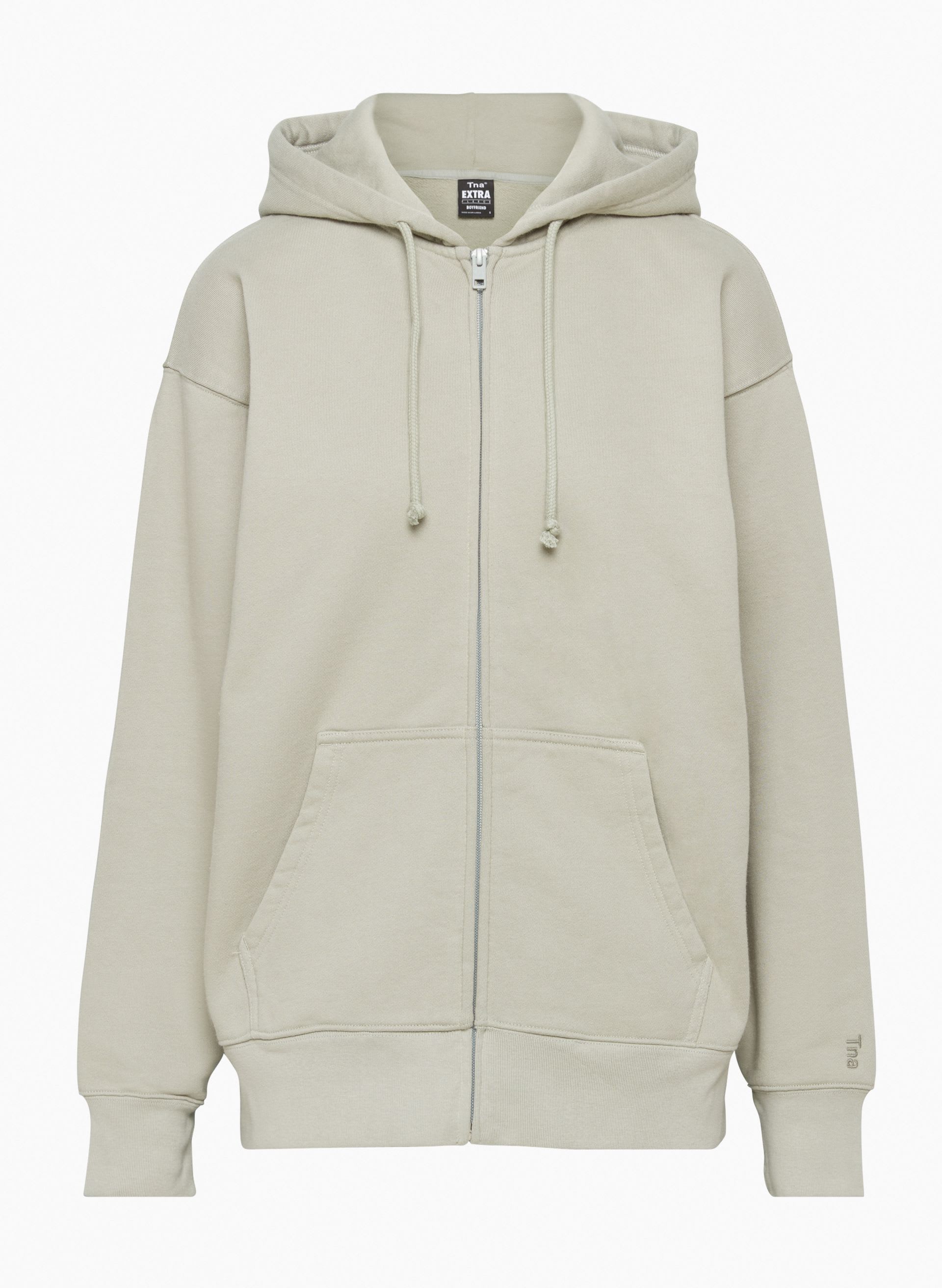 Extra Fleece Boyfriend Zip-Up Hoodie | Aritzia CA