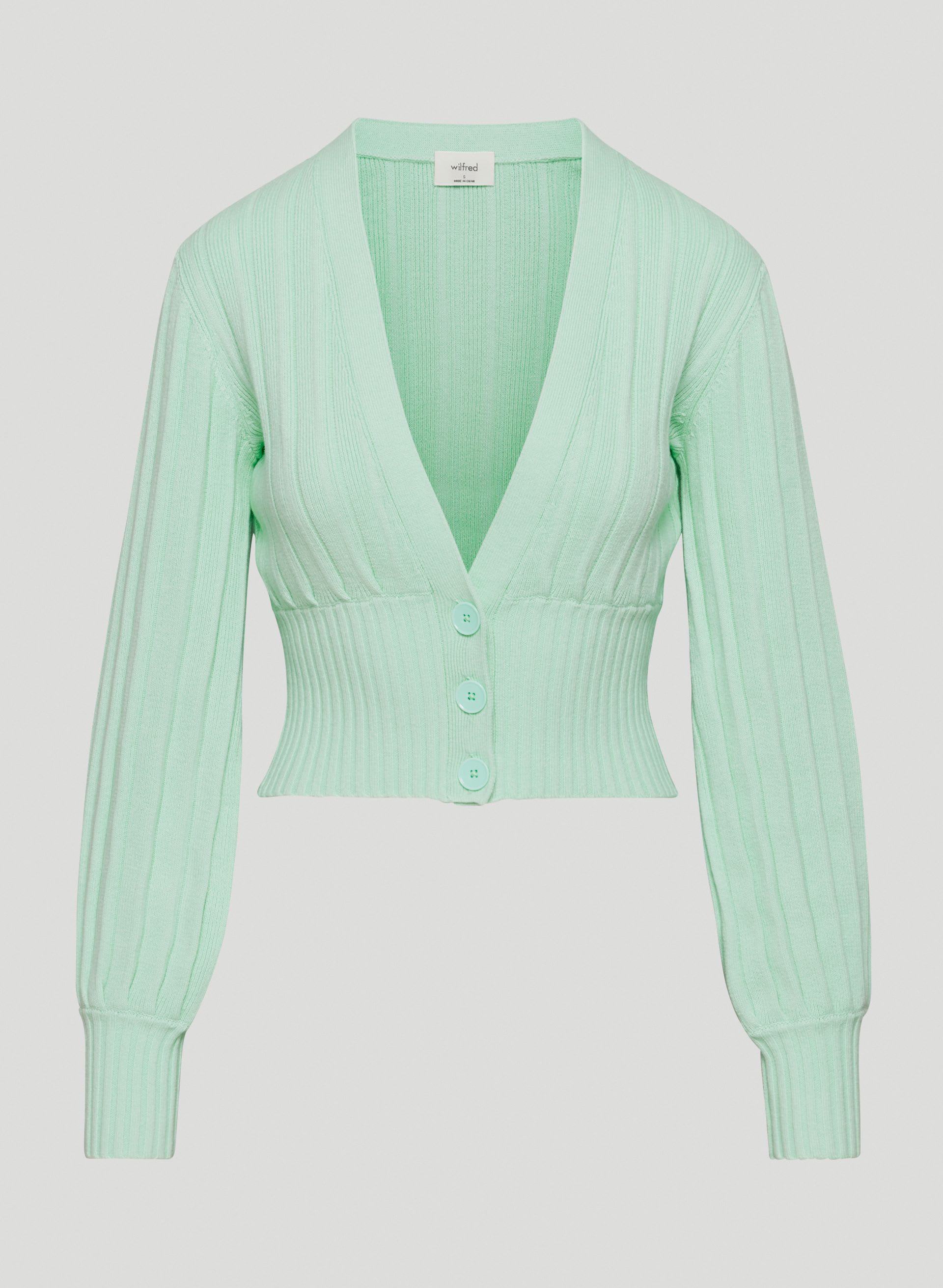 PLUNGE FRONT CARDIGAN | Aritzia