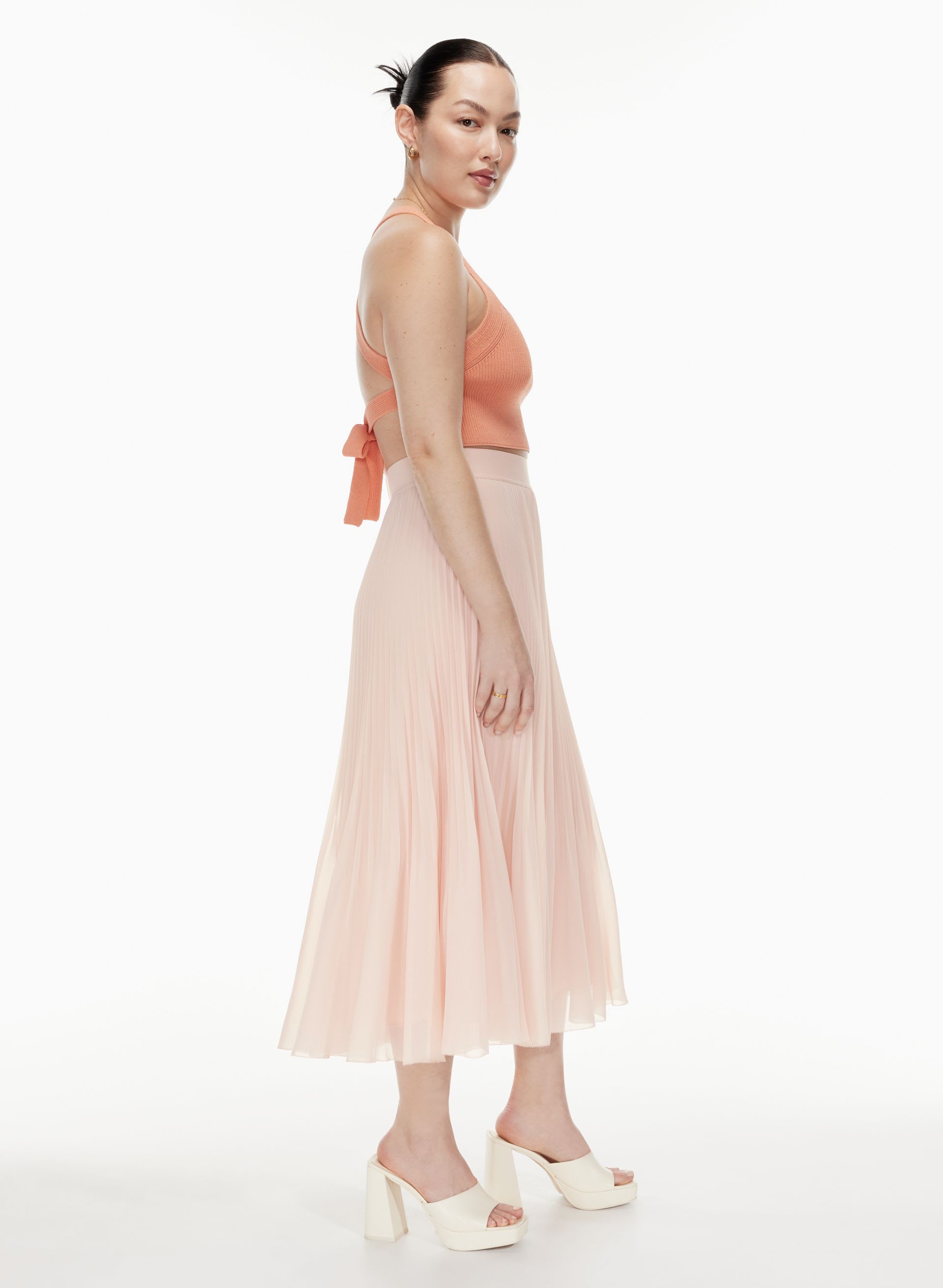 TWIRL MIDI SKIRT | Aritzia