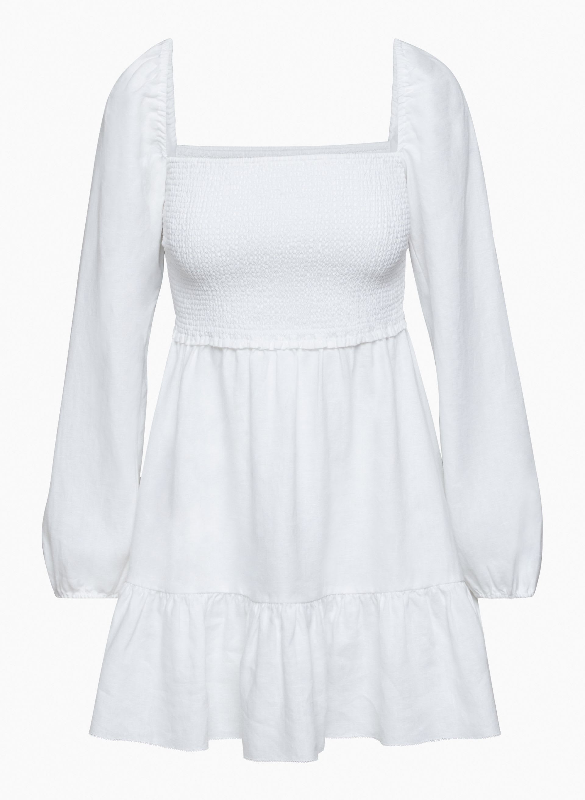 TEMPEST LINEN MINI DRESS | Aritzia