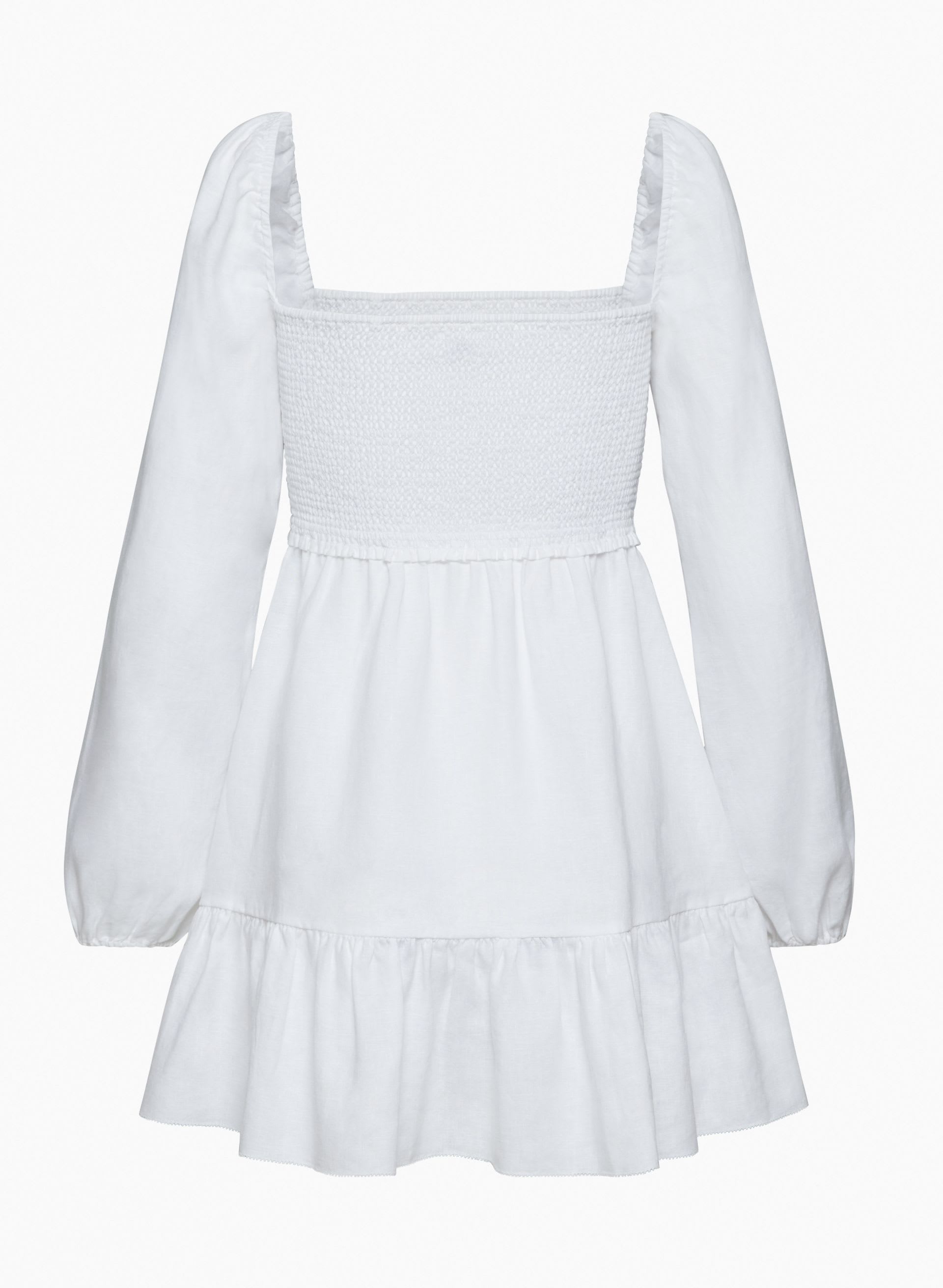 TEMPEST LINEN MINI DRESS | Aritzia