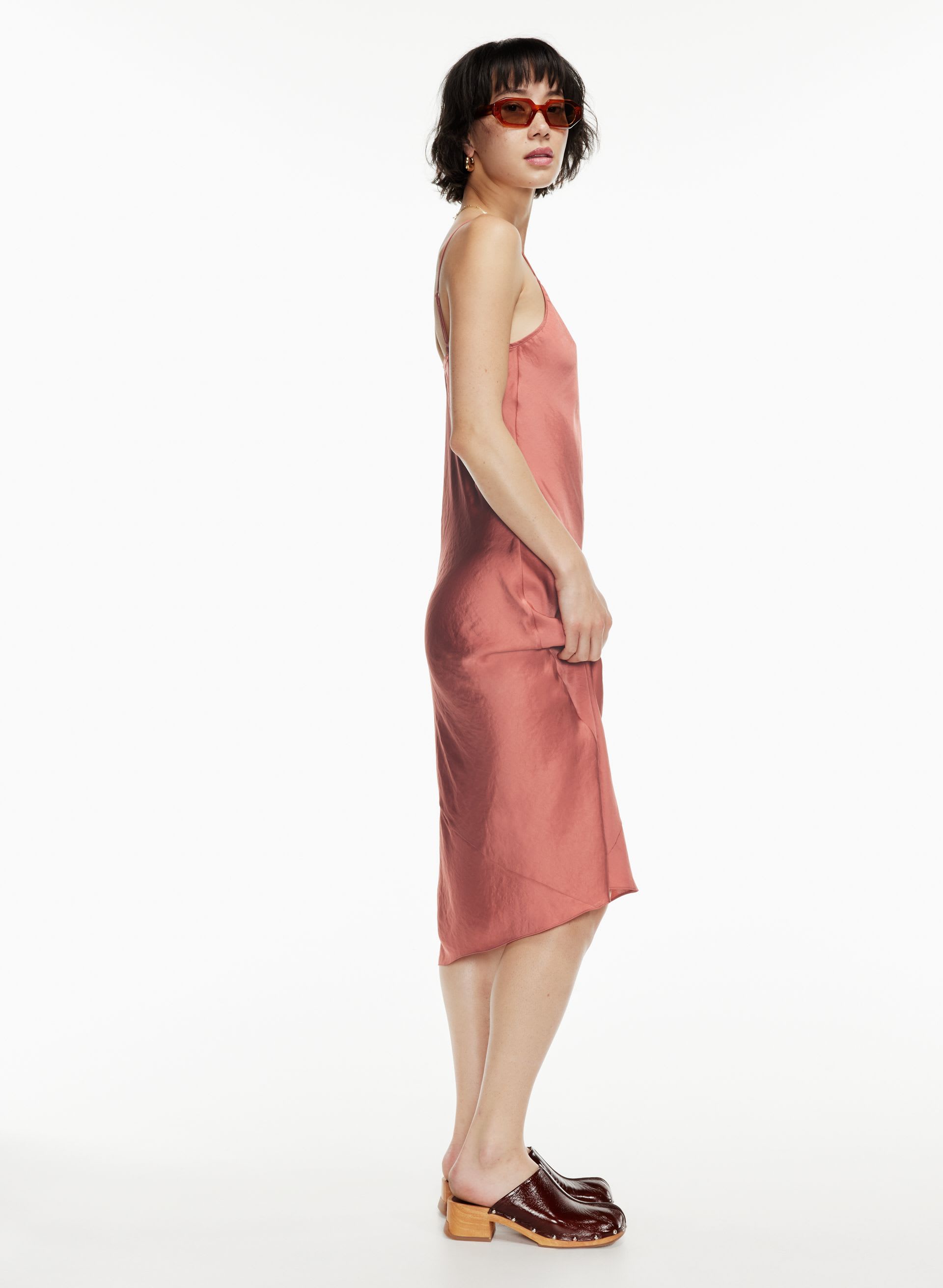 aritzia maxi slip dress Only Slip Maxi Dress