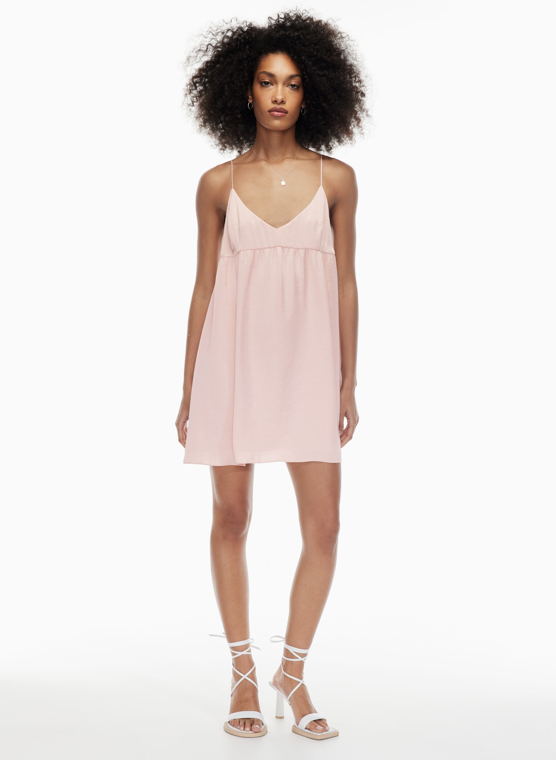 LOVER SATIN MINI DRESS | Aritzia