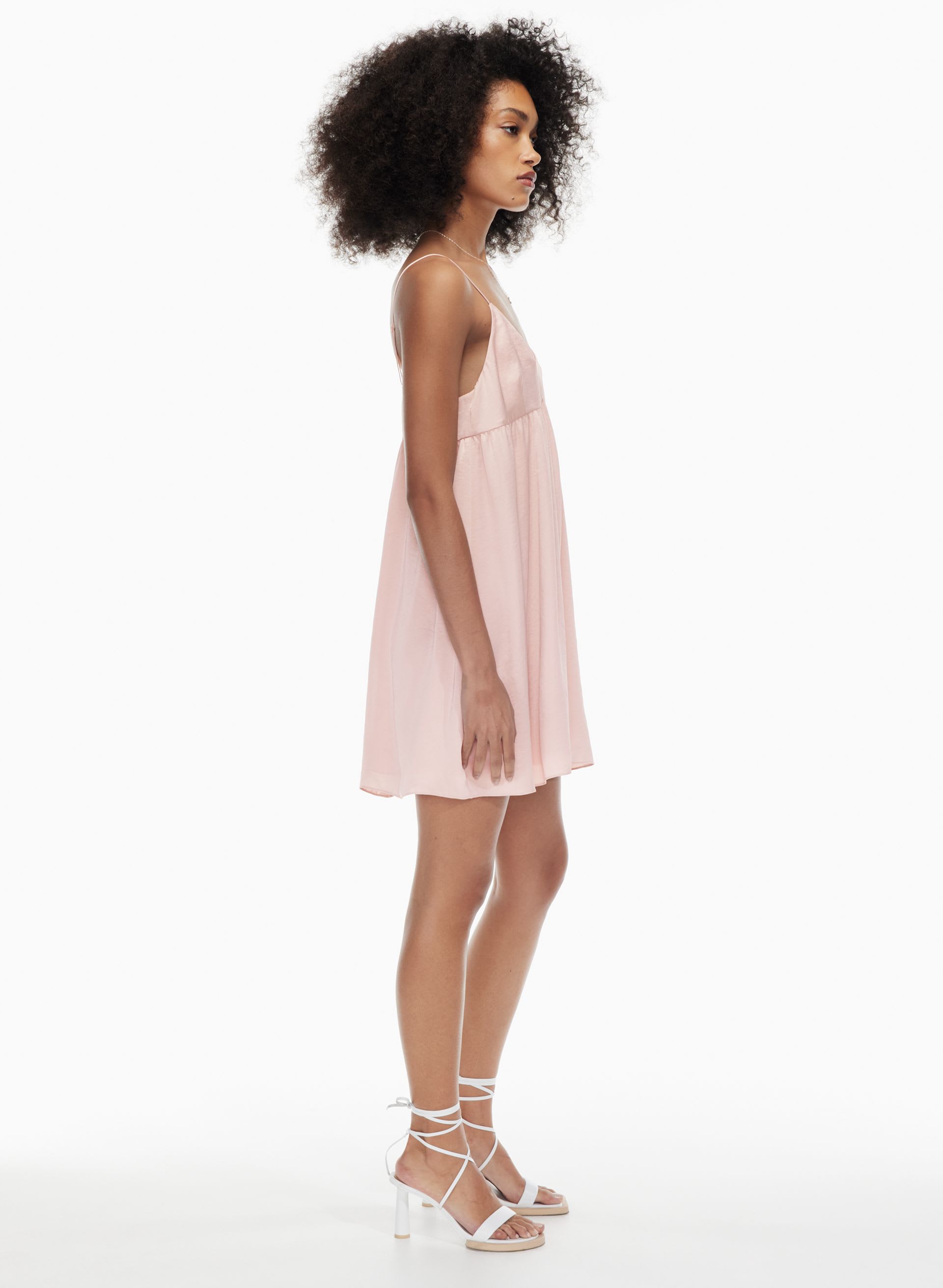 LOVER SATIN MINI DRESS | Aritzia