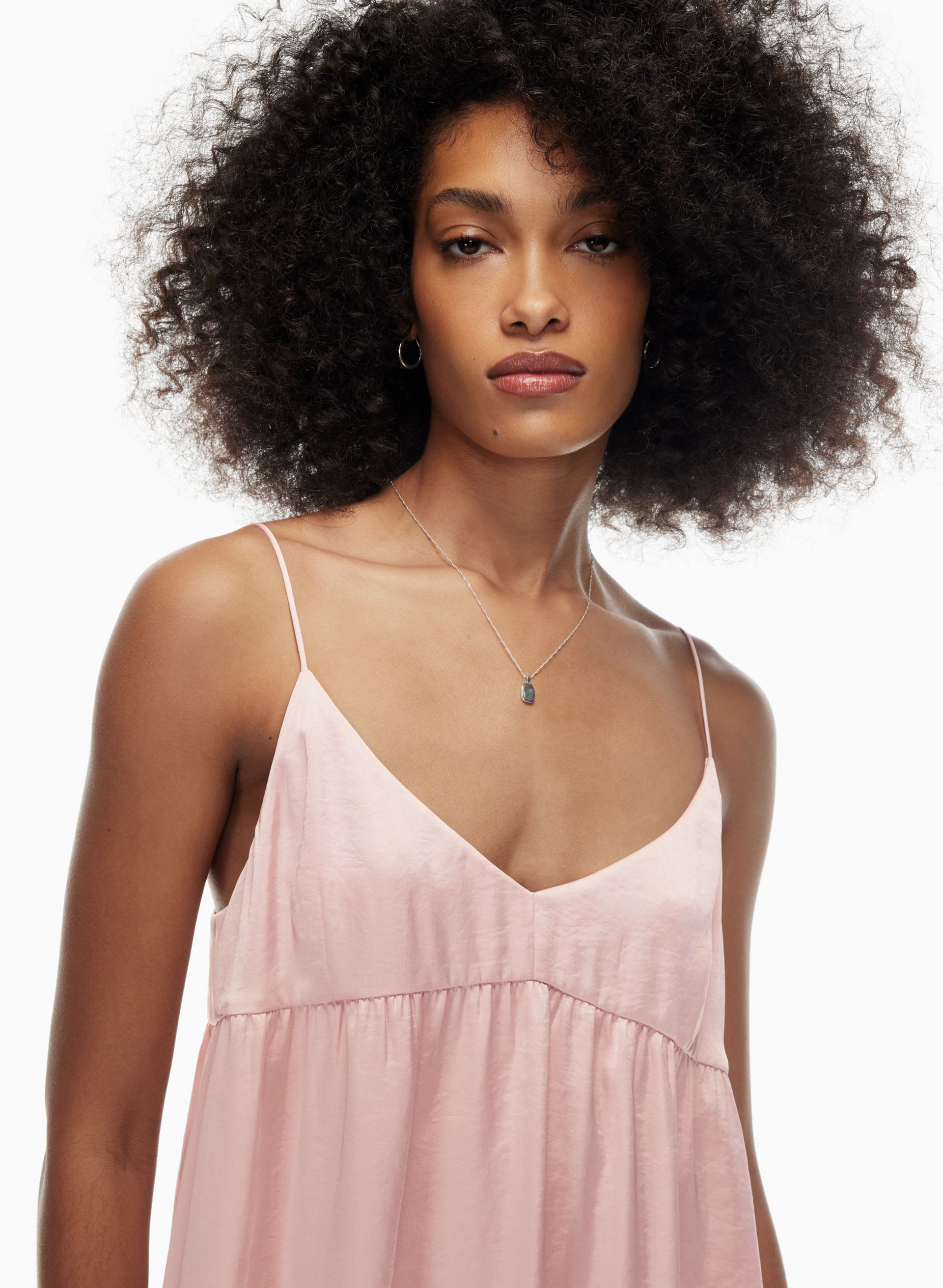 LOVER SATIN MINI DRESS | Aritzia