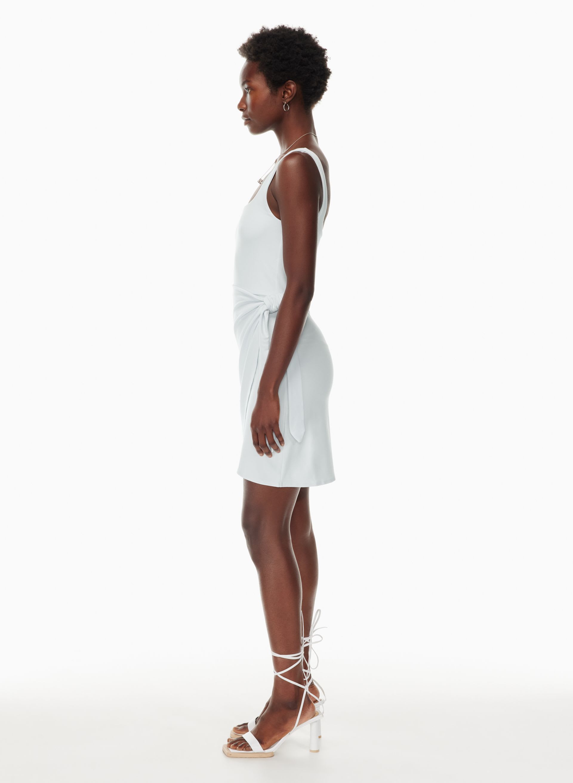 squareneck midi dress Chocolate Spaghetti Strap Square Neck Midi Dress Large