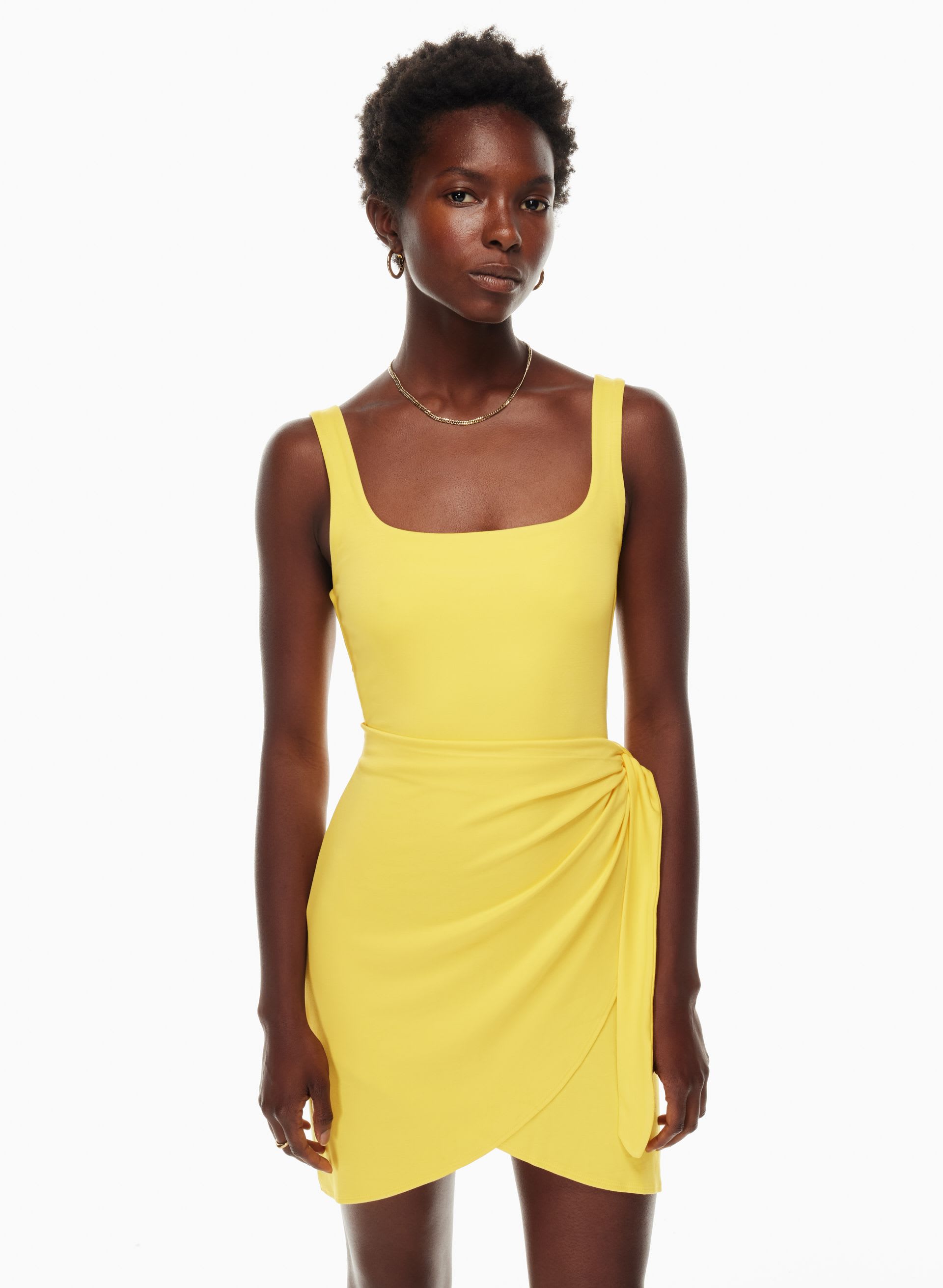 green ruffle mini dress Damson Madder - Leili Ruffle Mini Dress- Olive