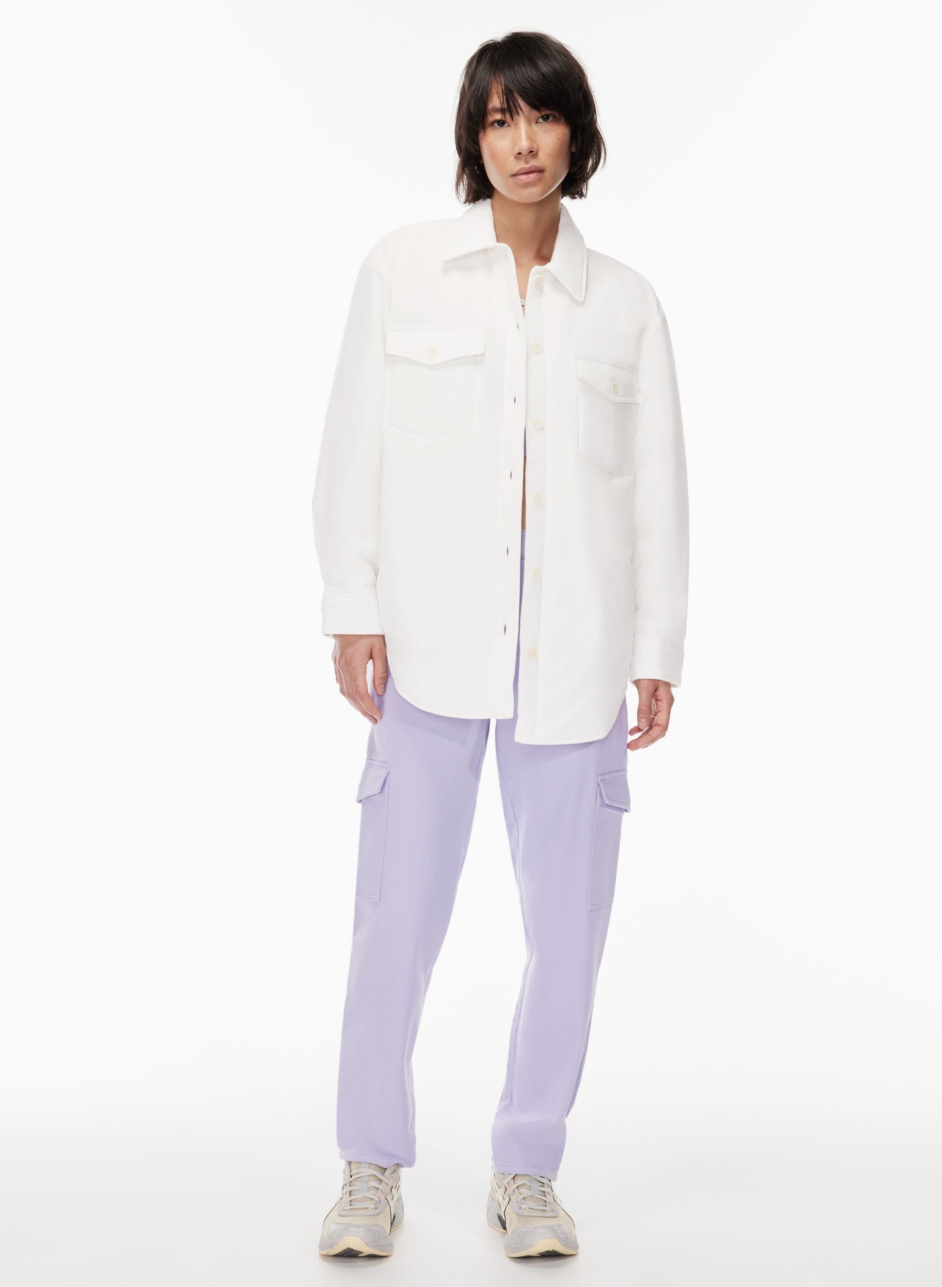 THE GANNA SHIRT JACKET | Aritzia