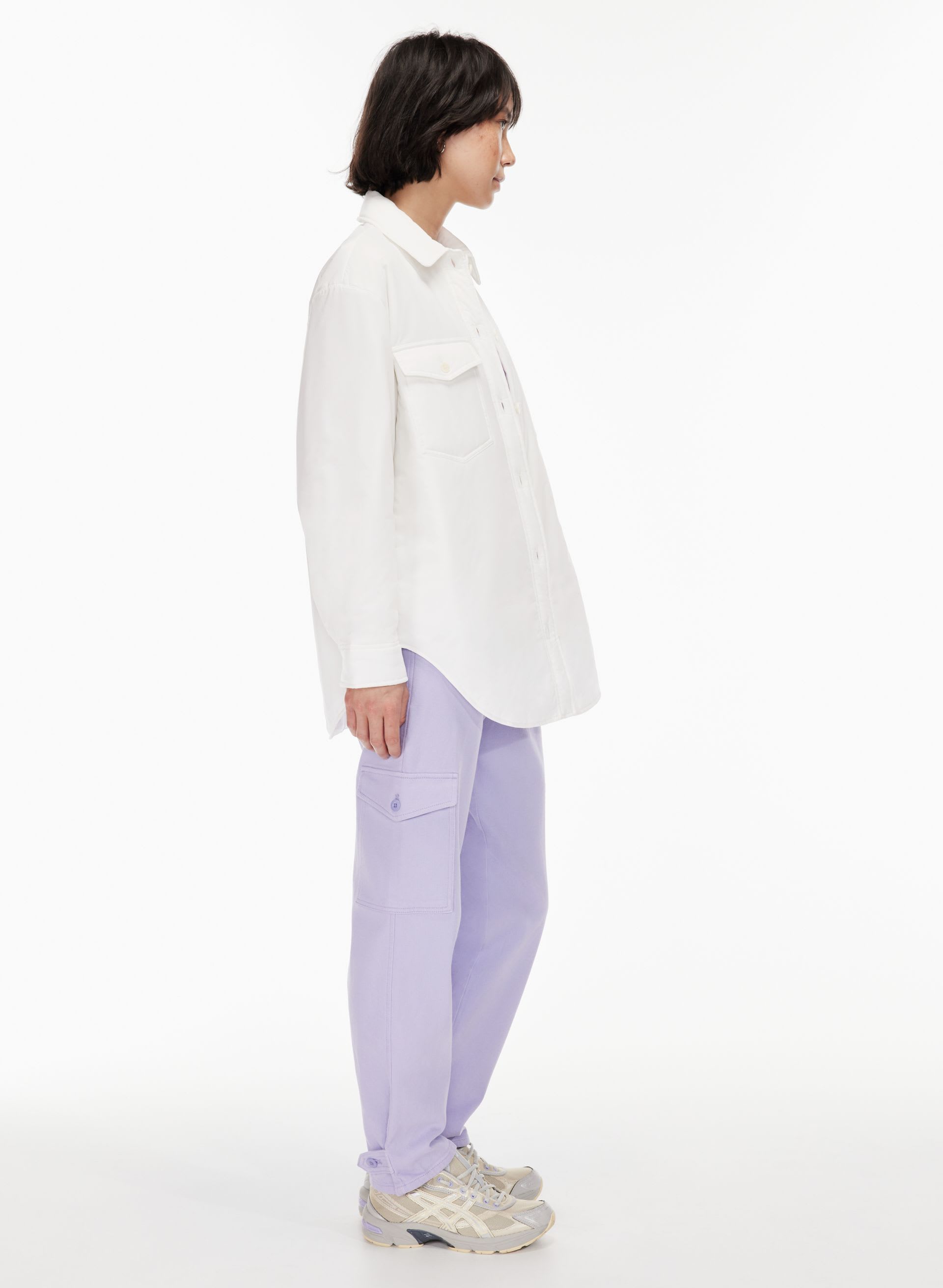 THE GANNA SHIRT JACKET | Aritzia