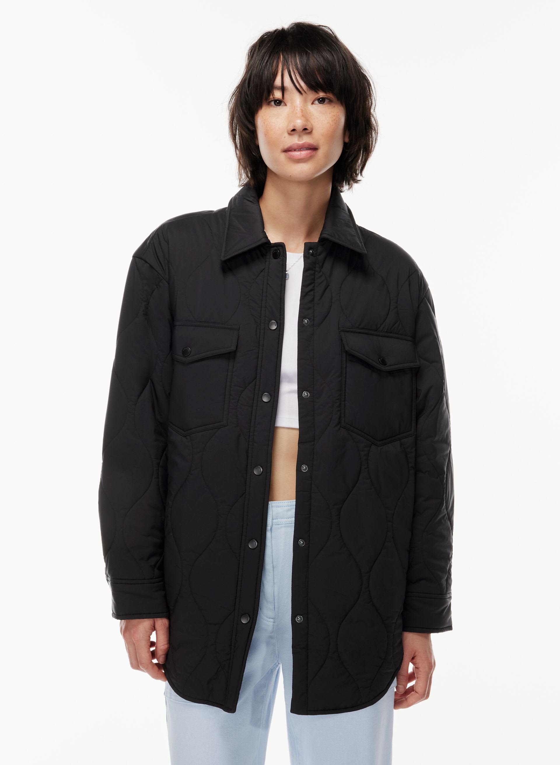 THE GANNA™ INSULATED SHIRT JACKET | Aritzia