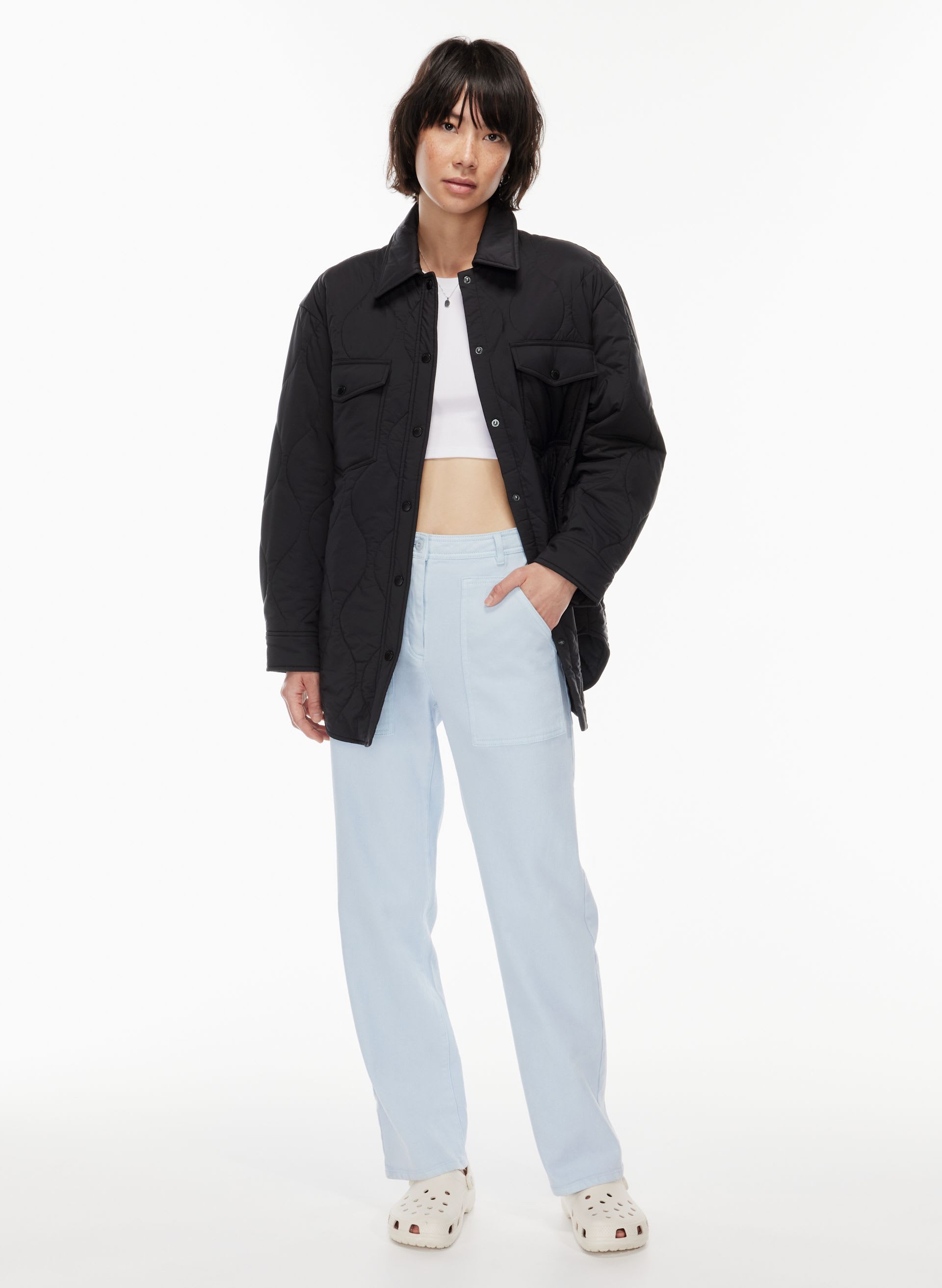 THE GANNA™ INSULATED SHIRT JACKET | Aritzia