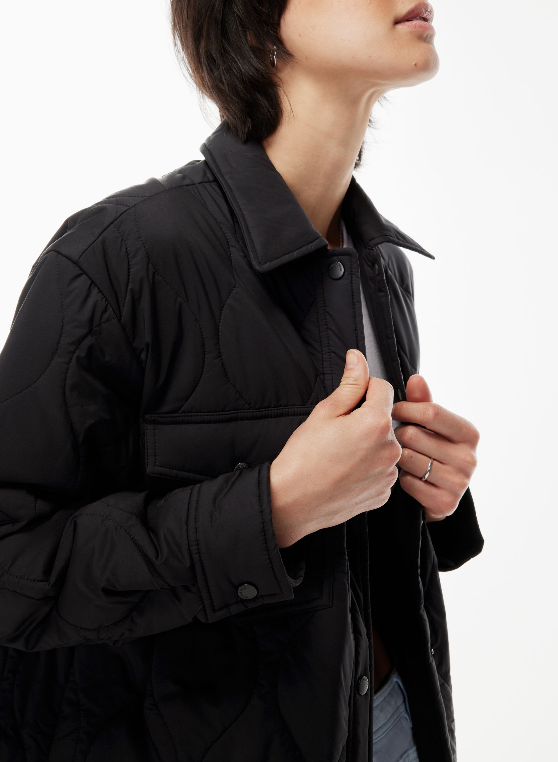 THE GANNA™ INSULATED SHIRT JACKET | Aritzia