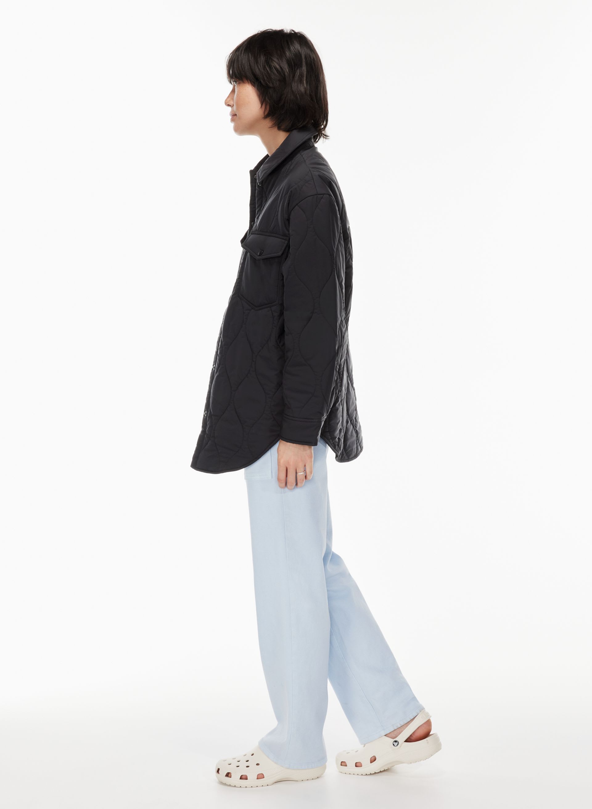 THE GANNA™ INSULATED SHIRT JACKET | Aritzia
