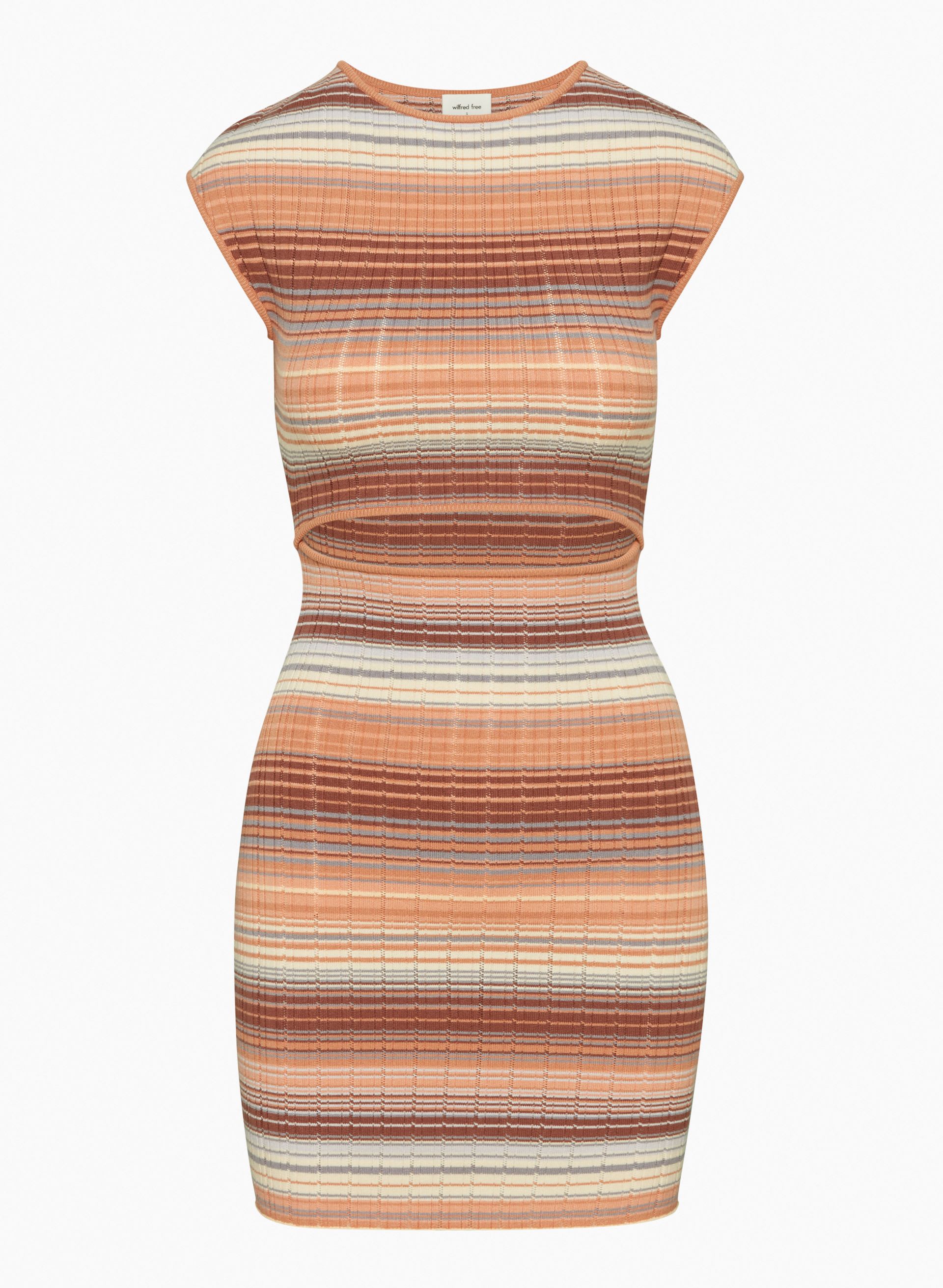 Cut-Out Knit Mini Dress | Aritzia US