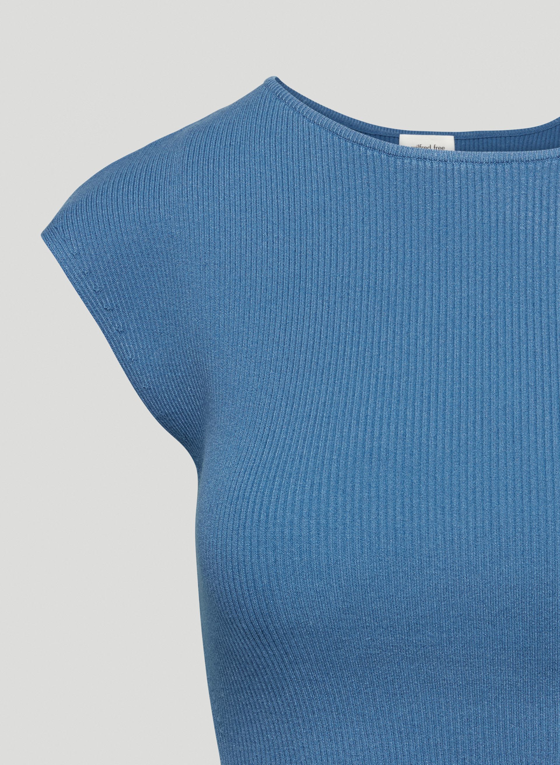 CUT-OUT KNIT MINI DRESS | Aritzia