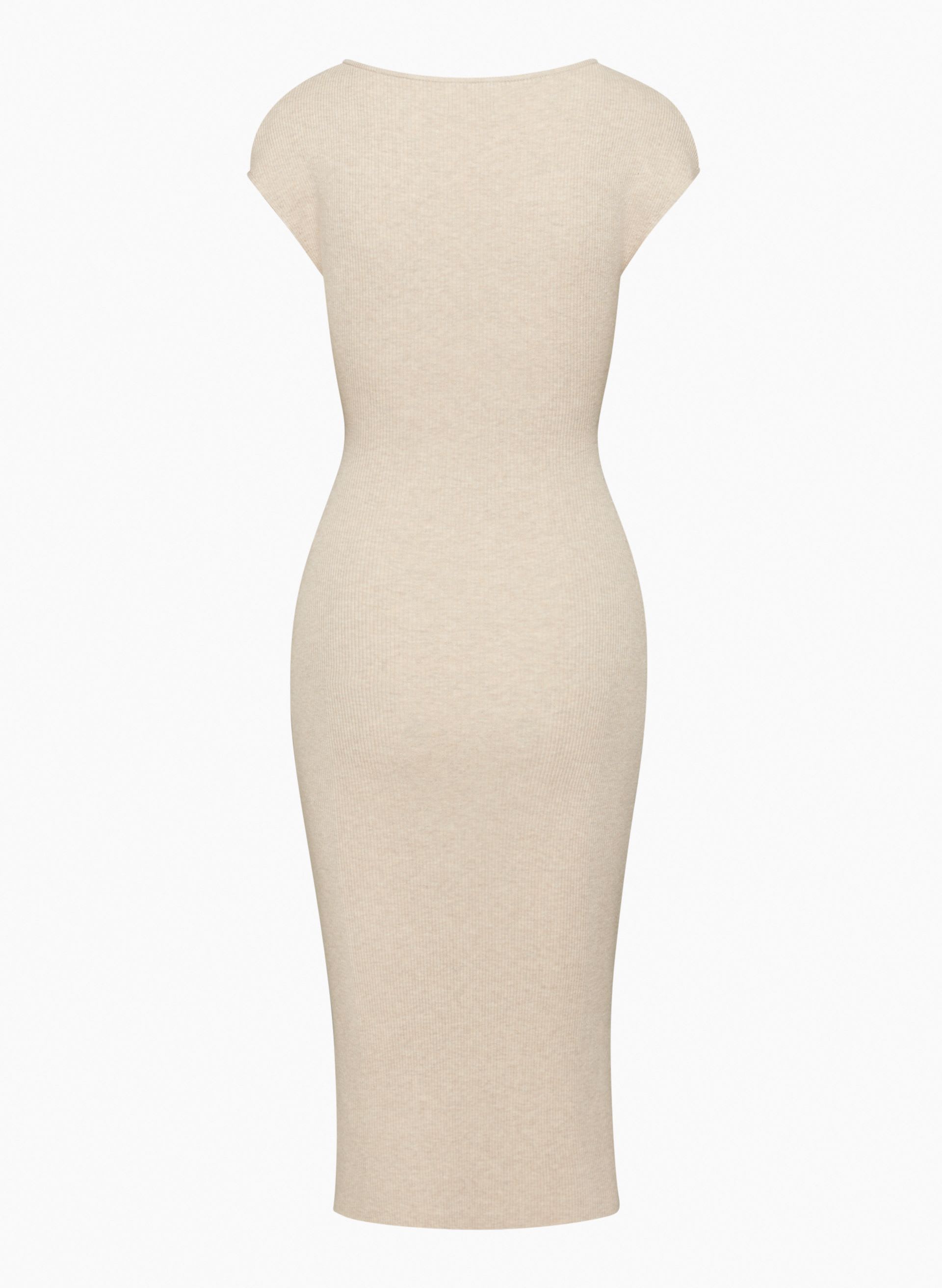 CUT-OUT KNIT MIDI DRESS | Aritzia