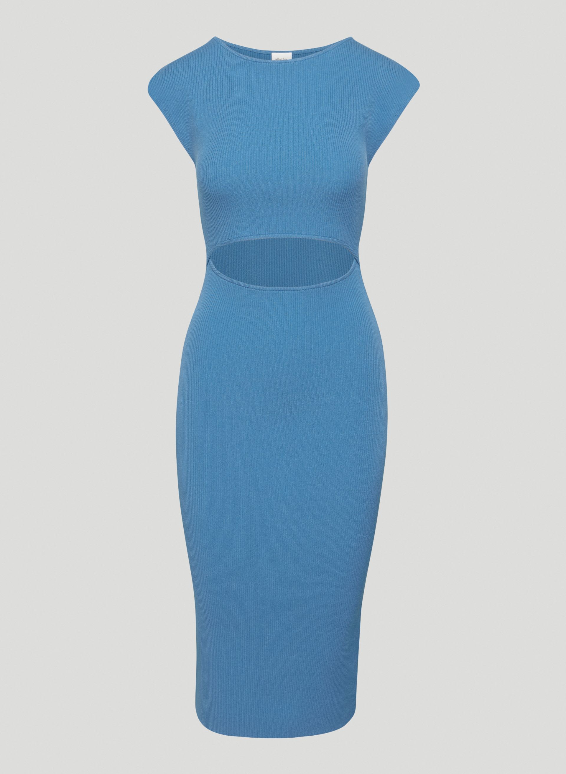midi dress blue and white Rails | Fawn Dress - White Blue Embroidery | Premium Cotton | Size XXS