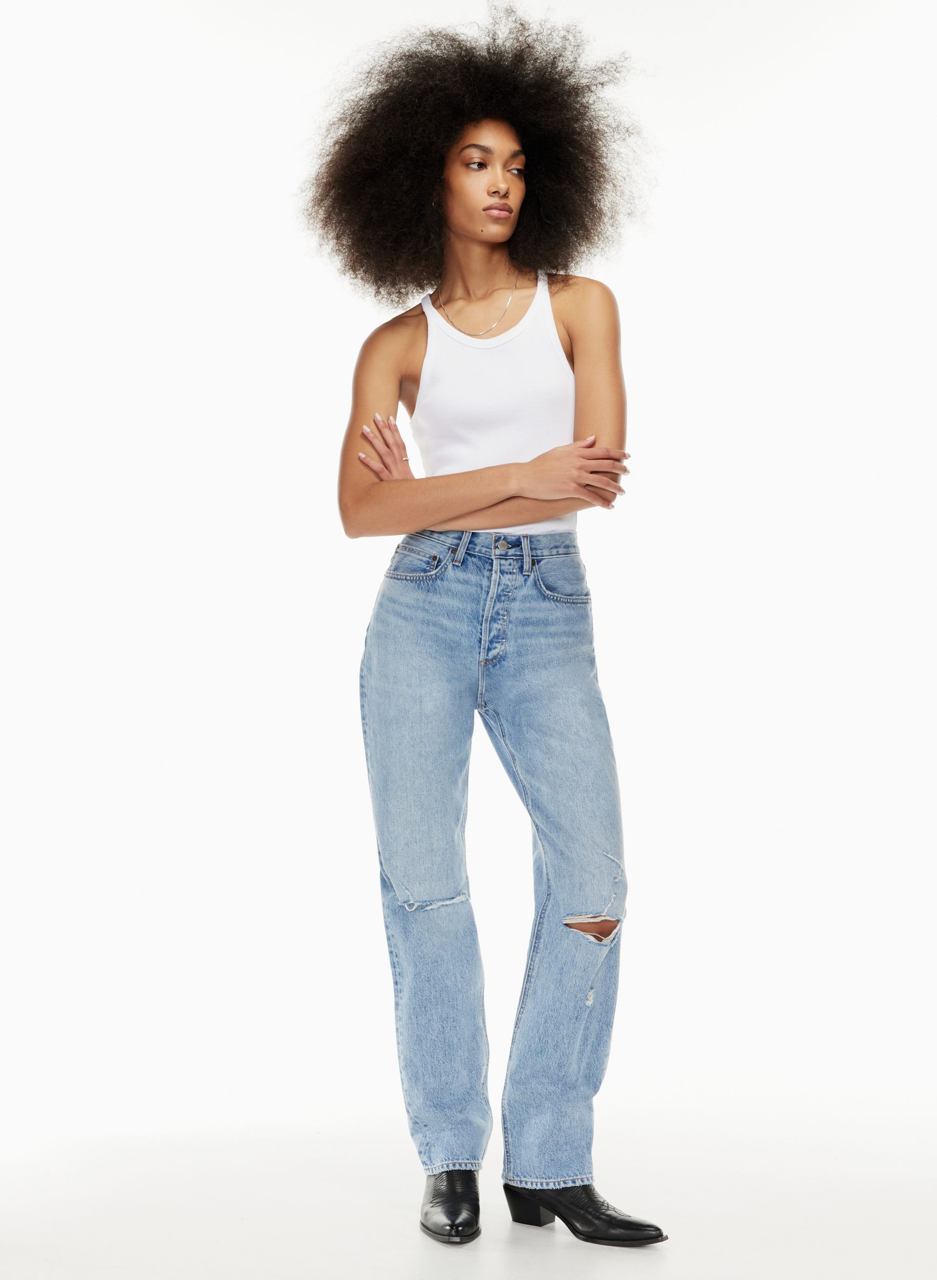 THE JONI HIGH RISE LOOSE | Aritzia