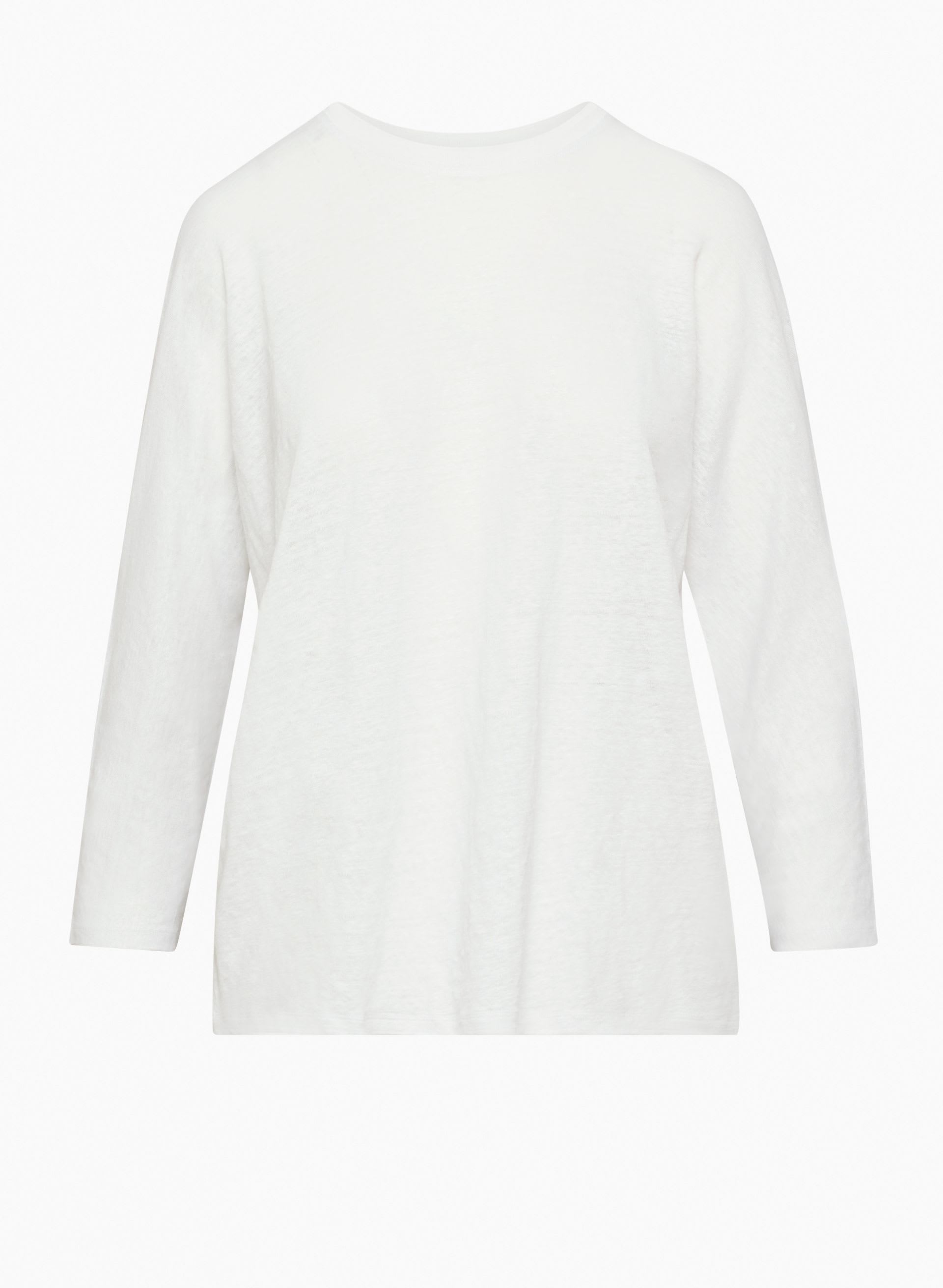 LINEN CREW LONGSLEEVE | Aritzia