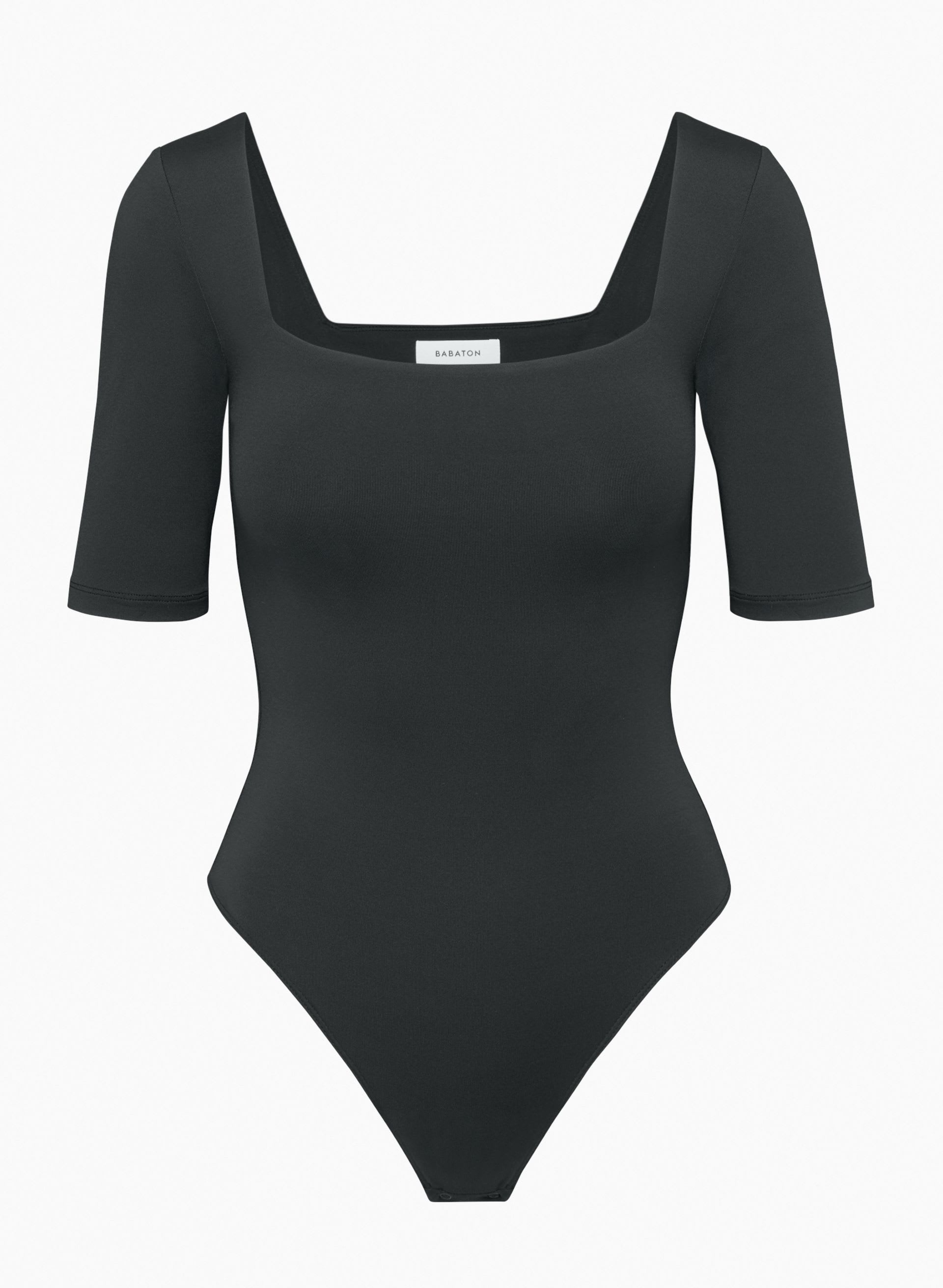 CONTOUR SQUARENECK HALFSLEEVE BODYSUIT | Aritzia