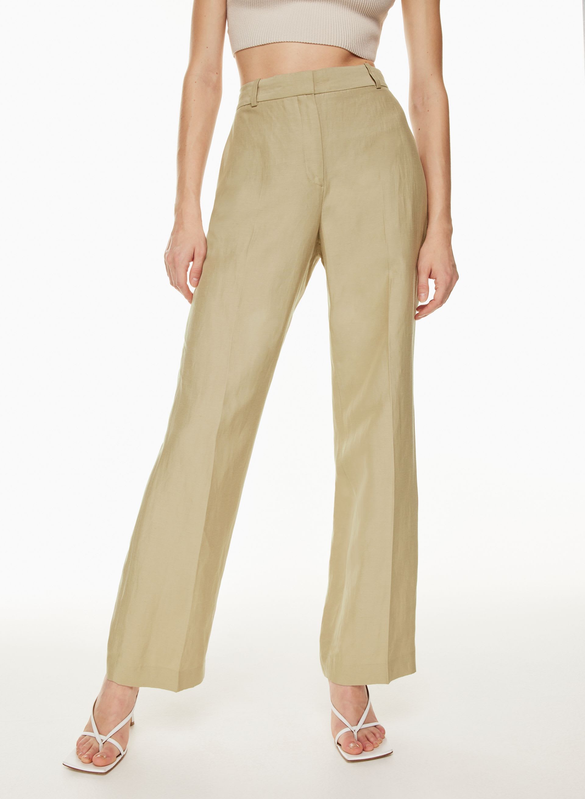 AGENCY LINEN PANT | Aritzia