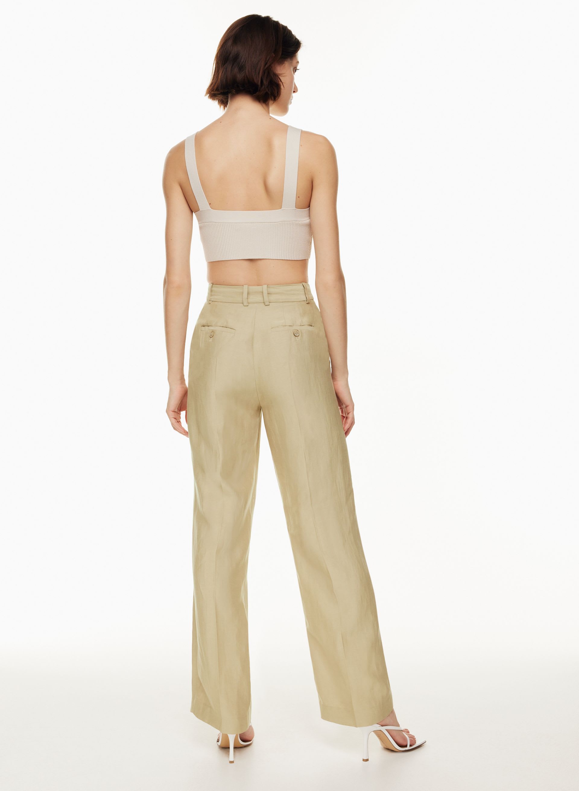 AGENCY LINEN PANT | Aritzia