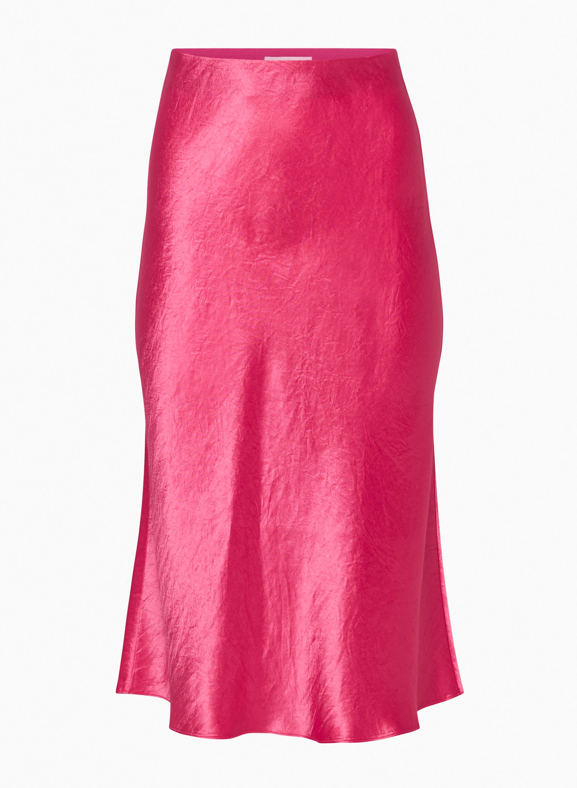 SLIP SATIN MIDI SKIRT | Aritzia