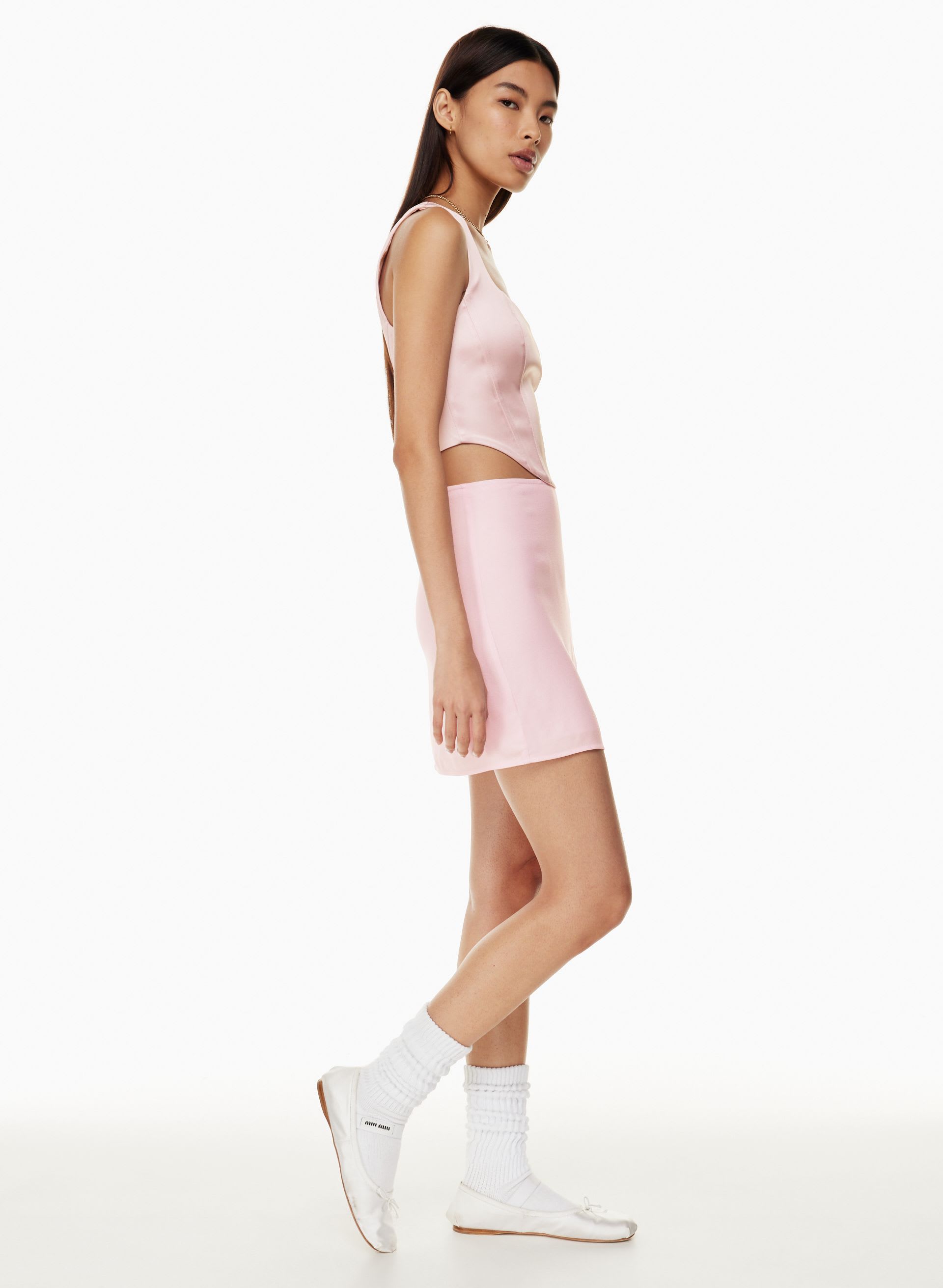 SHILOH SATIN BUSTIER | Aritzia