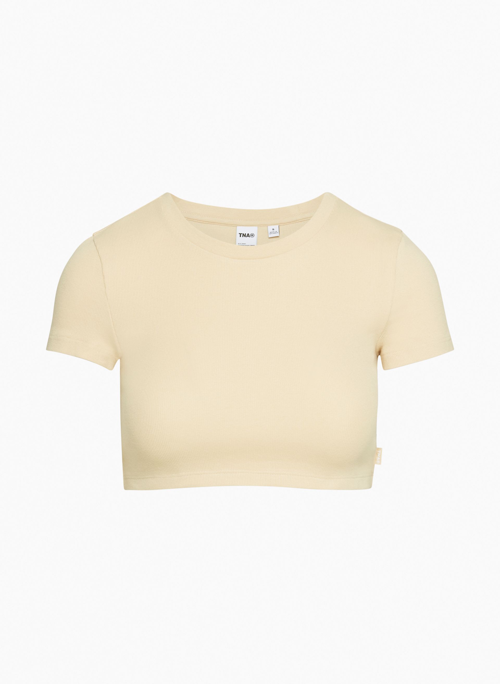 RIBBED RIBCAGE T-SHIRT | Aritzia