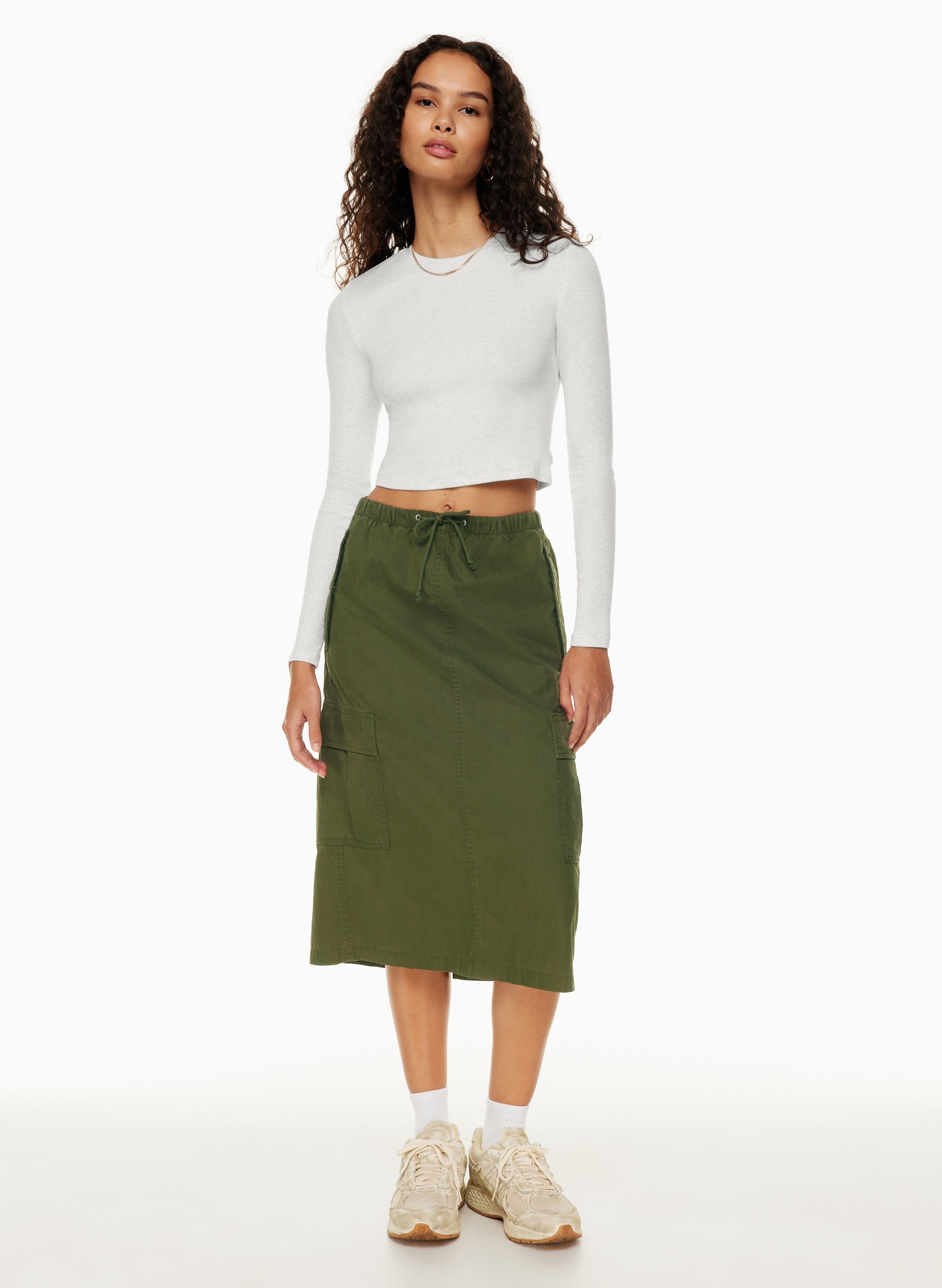HOMESTRETCH™ RIB CREW WAIST LONGSLEEVE | Aritzia