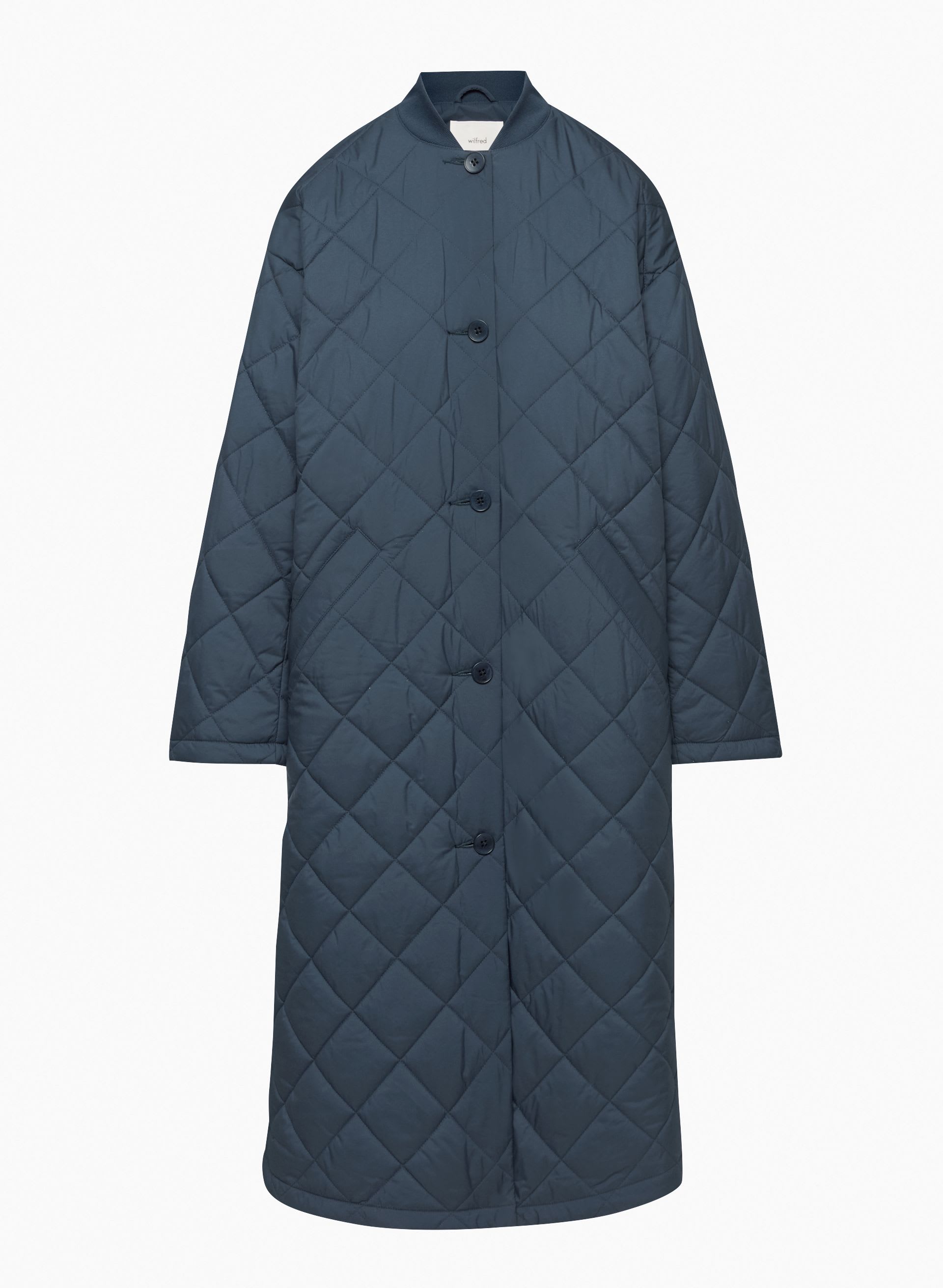 PAVANT QUILTED LONG JACKET | Aritzia