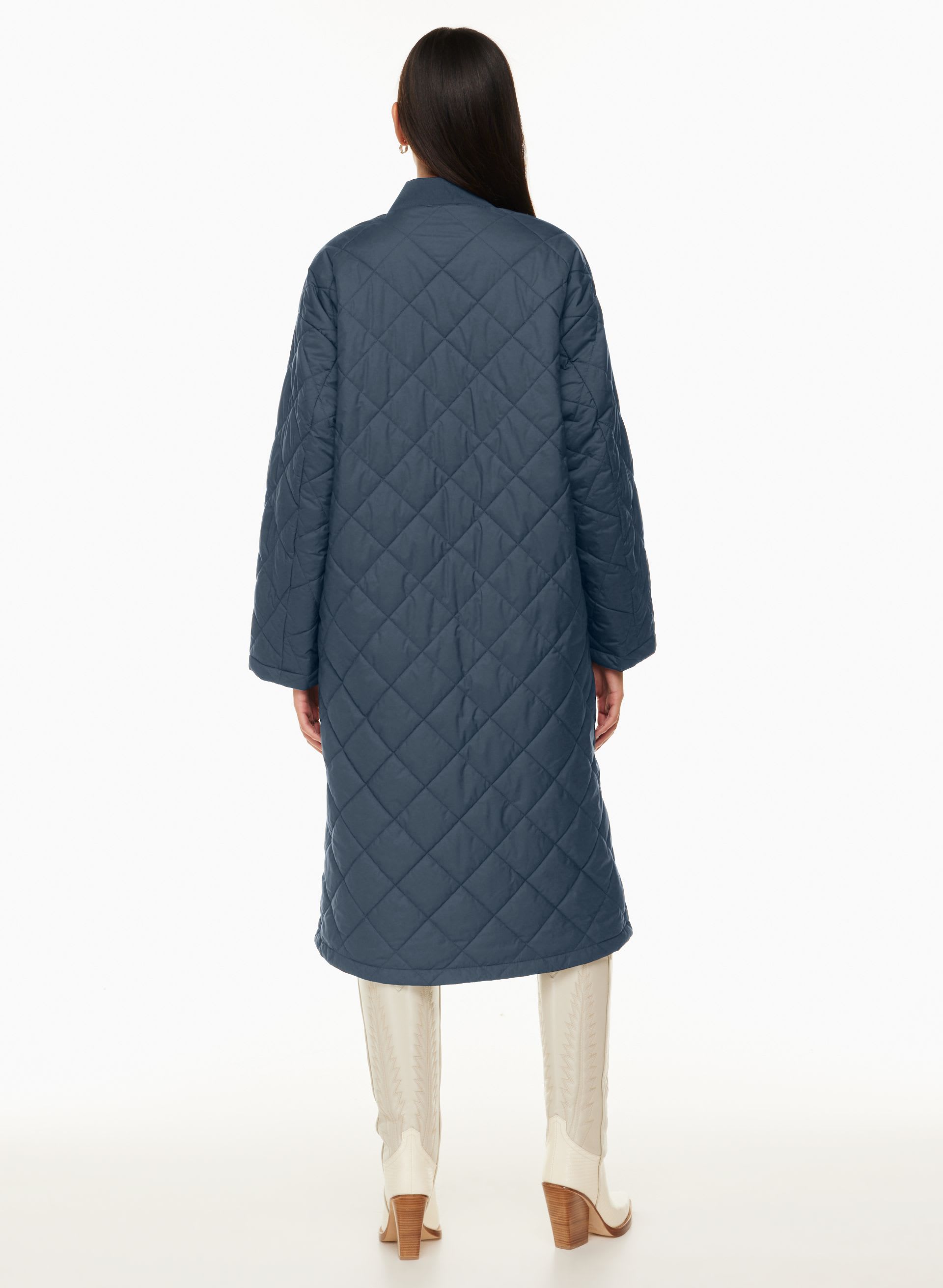 PAVANT QUILTED LONG JACKET | Aritzia