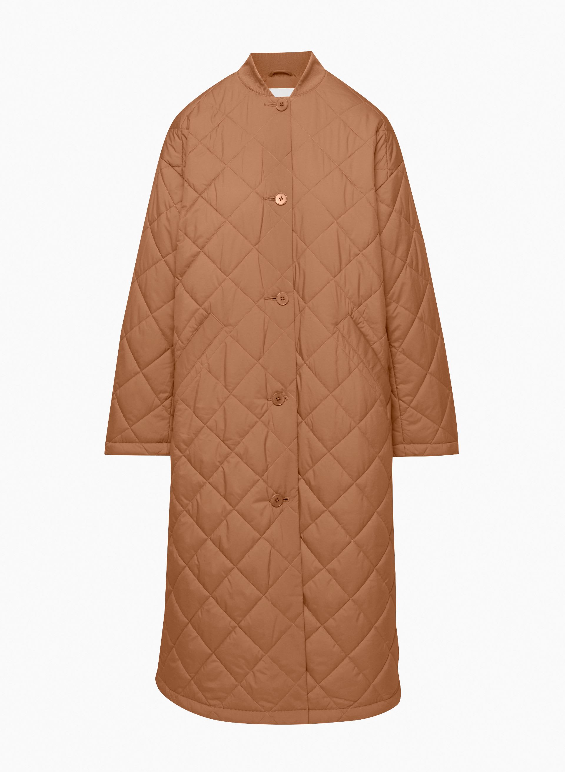 PAVANT QUILTED LONG JACKET | Aritzia