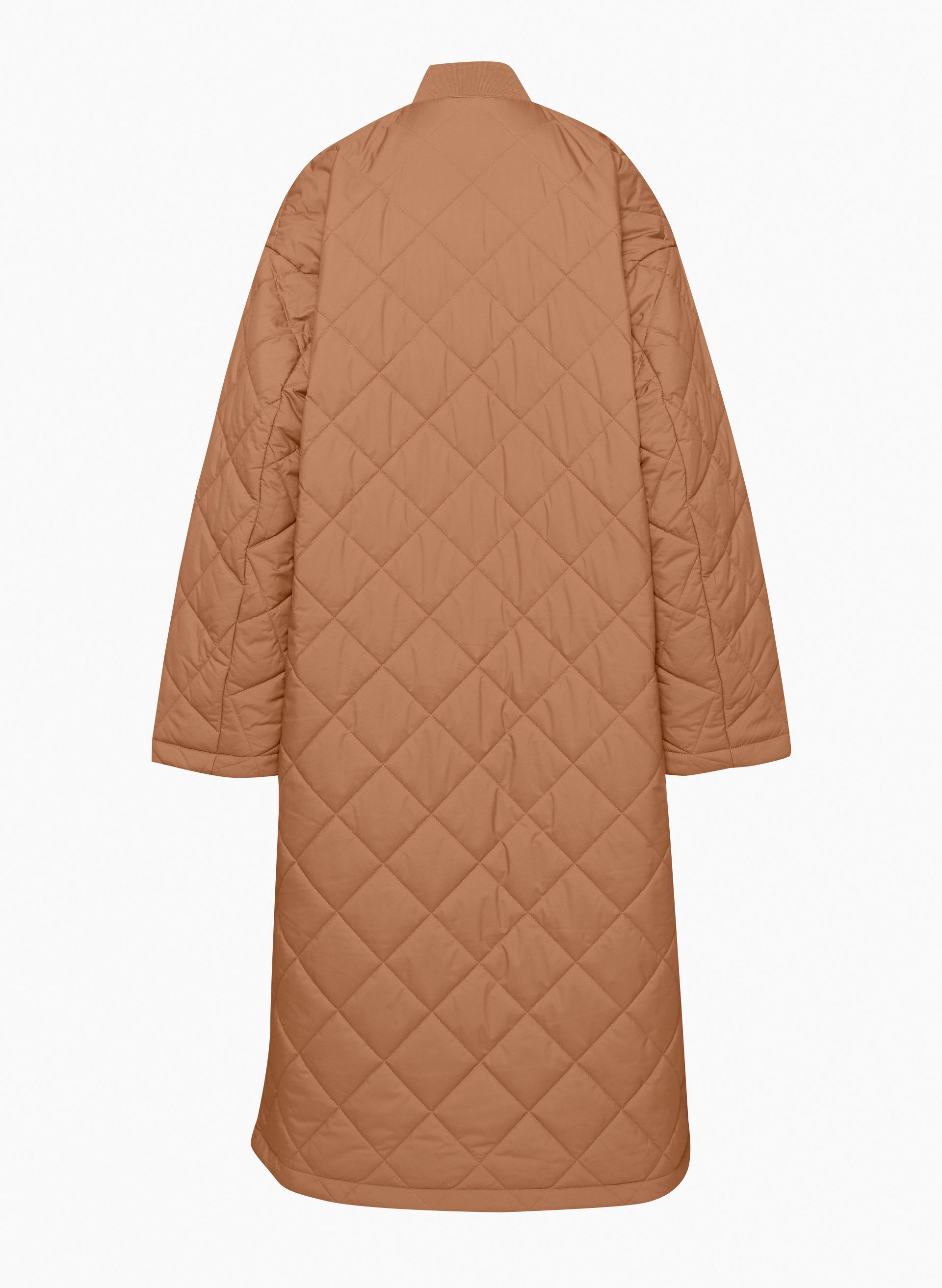 PAVANT QUILTED LONG JACKET | Aritzia