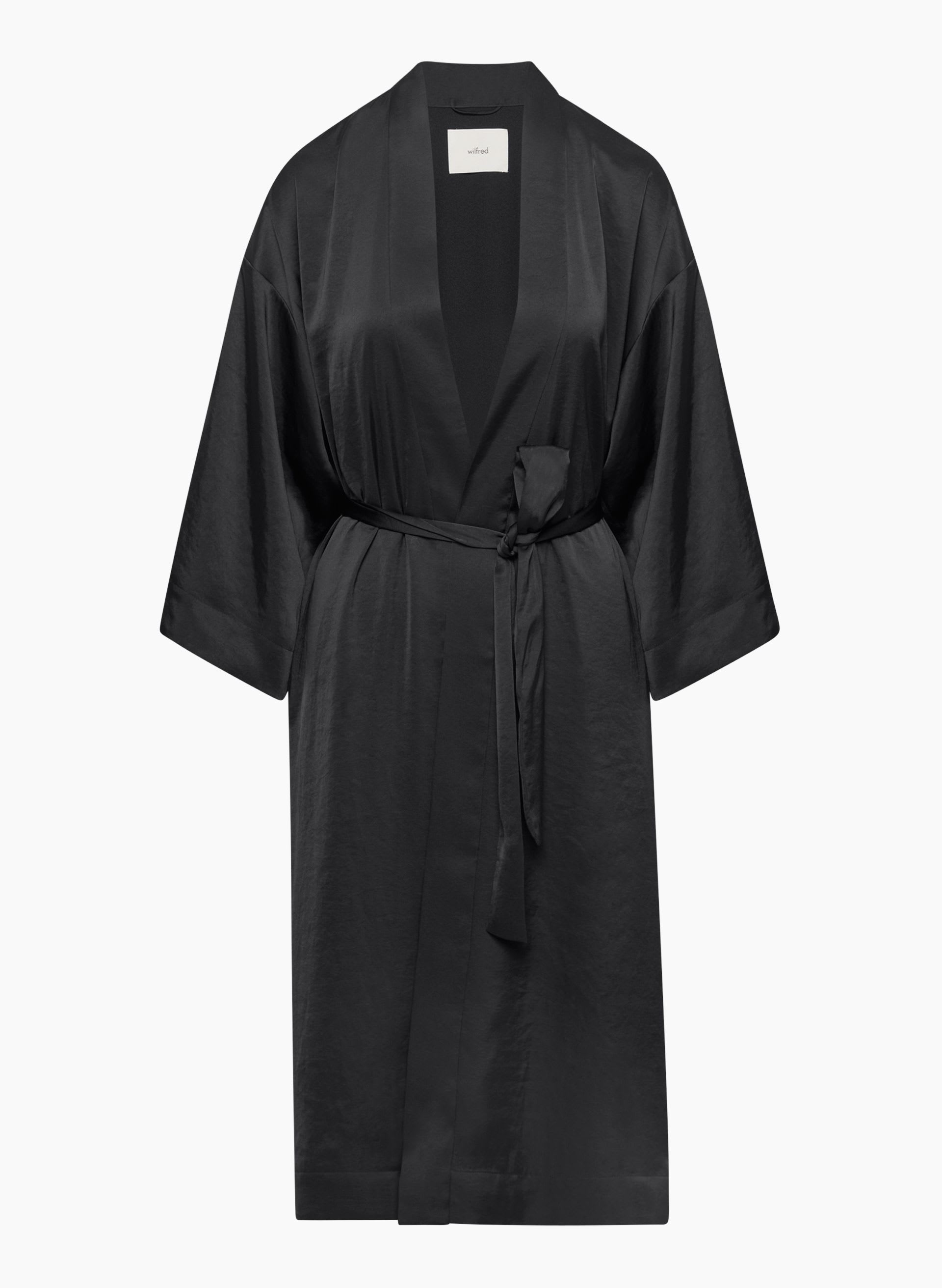 MONODY SATIN ROBE | Aritzia