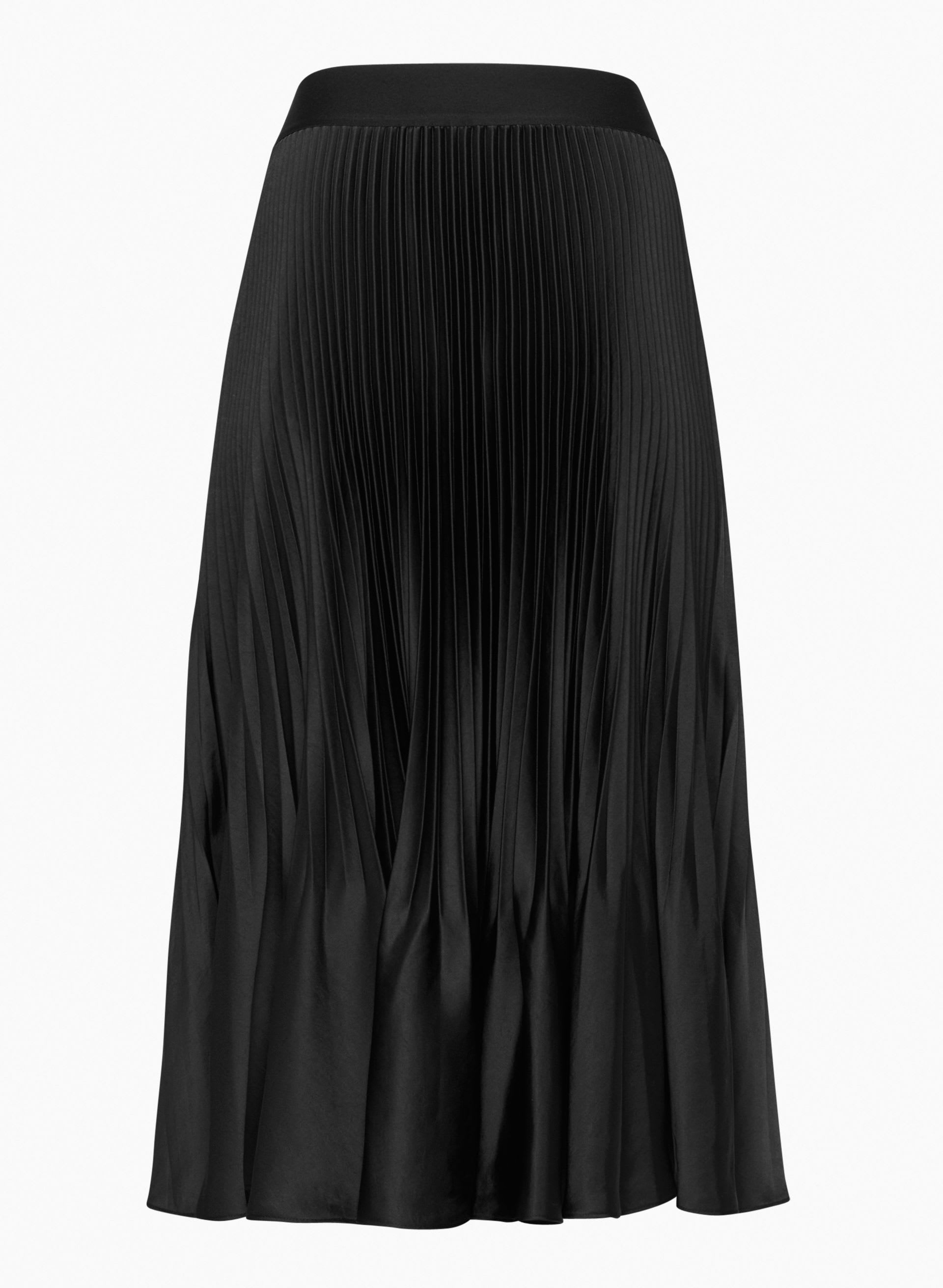 Twirl Satin Pleated Skirt | Aritzia US